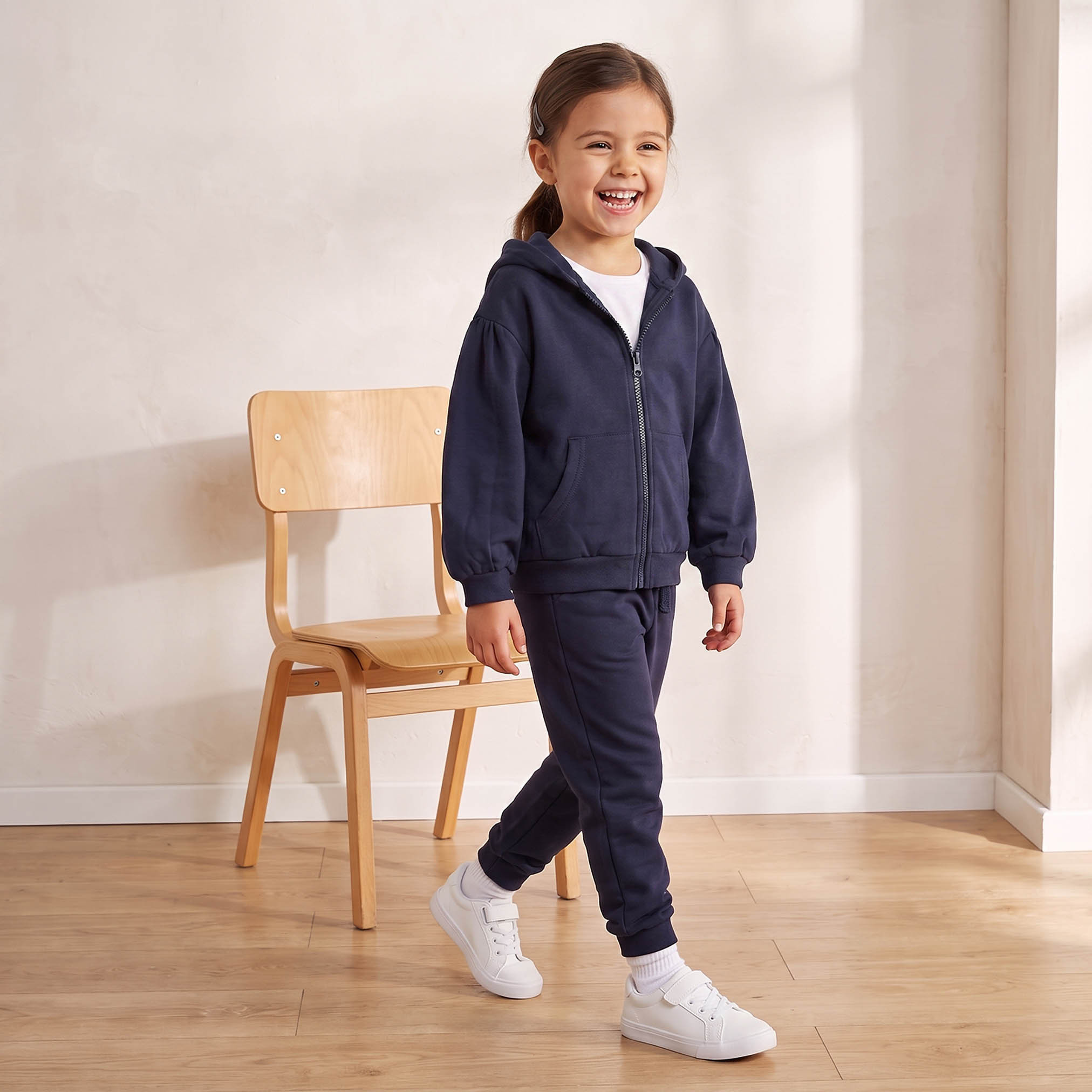 Juniors Hooded Sweatshirt with Long Sleeves-girls-clothing-sweatshirts-image-5
