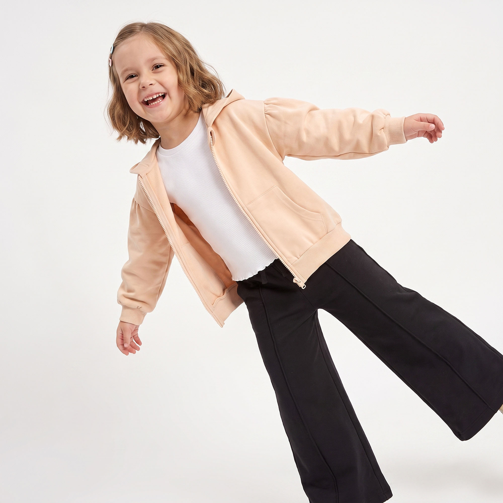 Juniors Hooded Sweatshirt with Long Sleeves-girls-clothing-sweatshirts-image-5