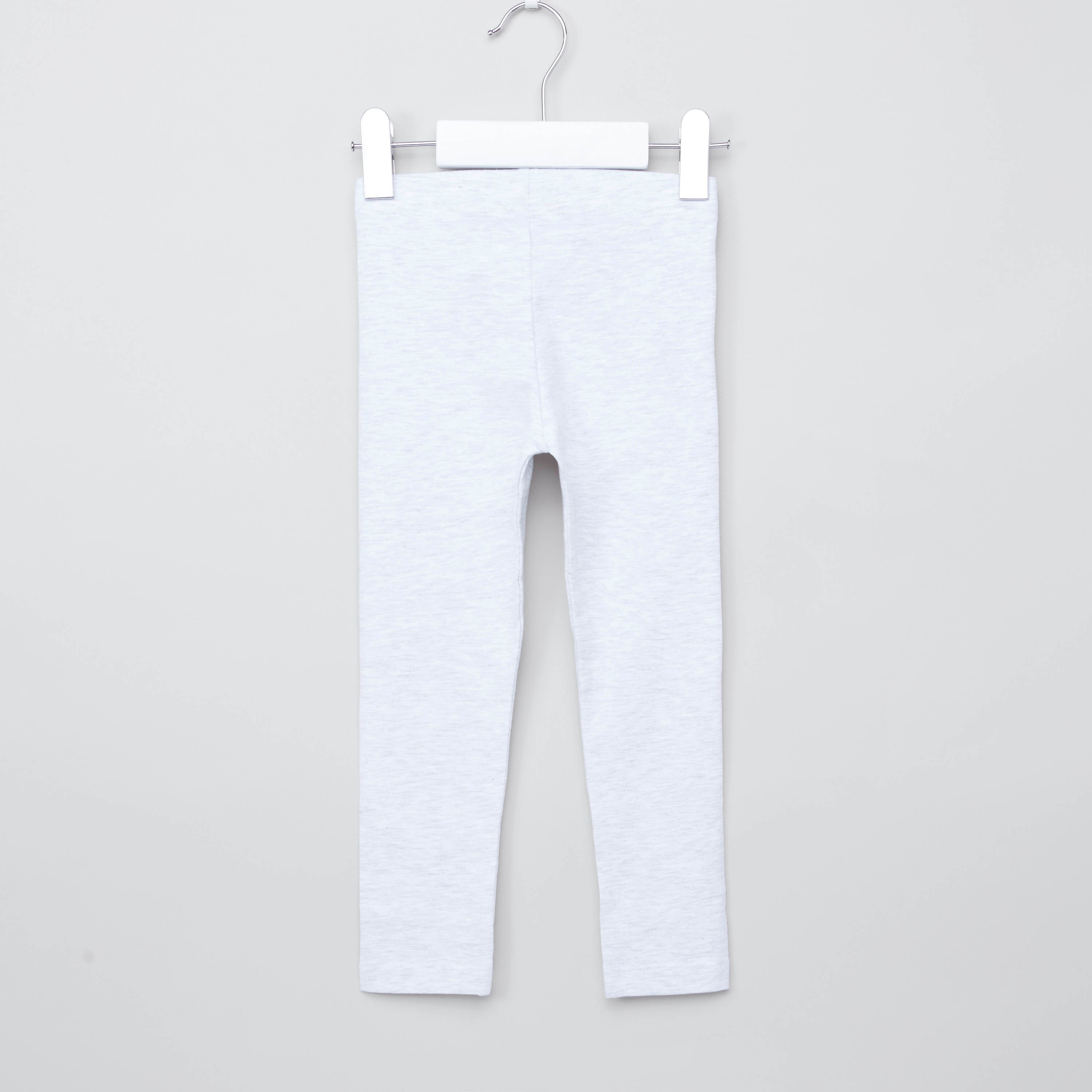 بنطلون ليقنز سادة بخصر مطاطي من جونيورز - طقم من قطعتين-baby-girls-clothing-bottoms-leggings-image-4