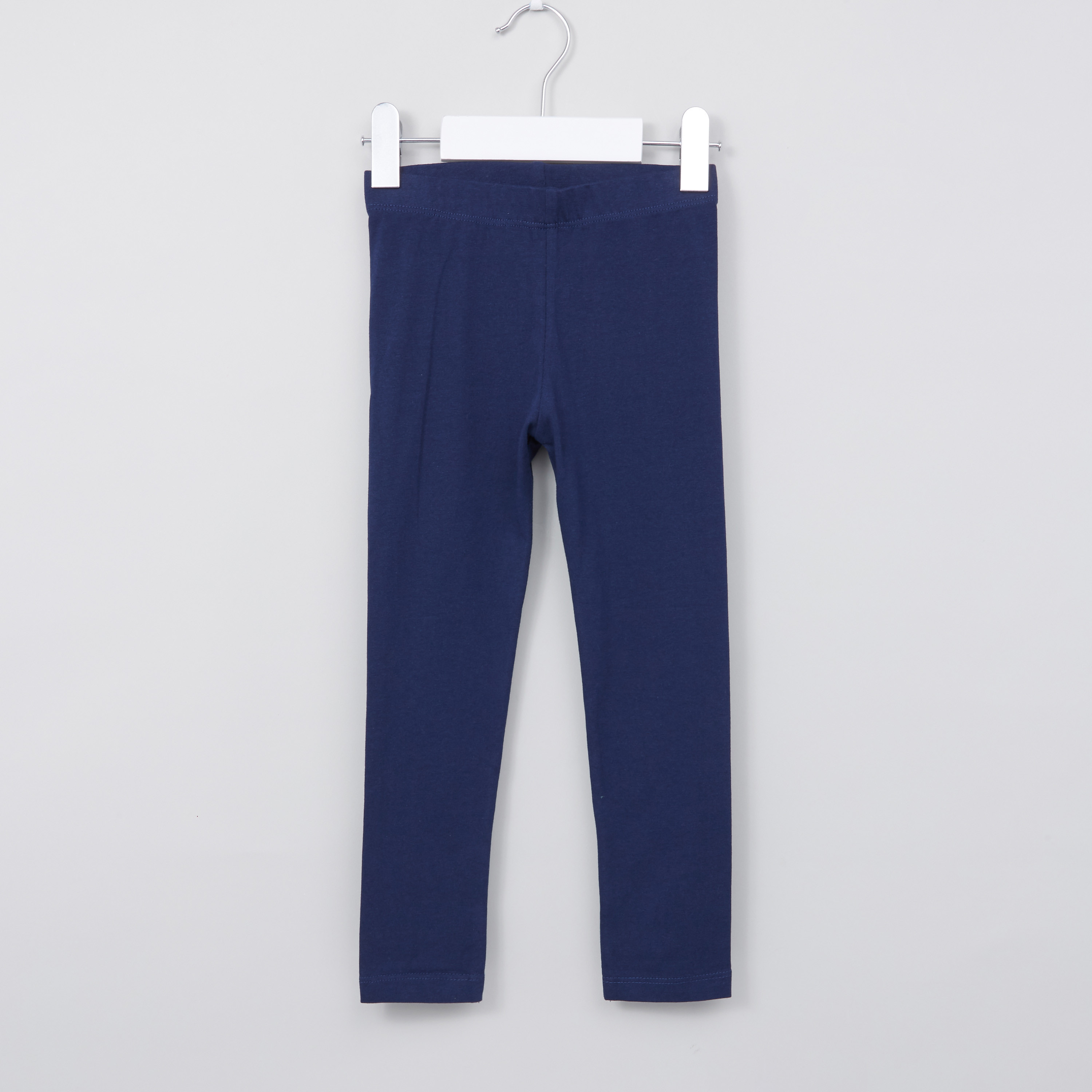 بنطلون ليقنز سادة بخصر مطاطي من جونيورز - طقم من قطعتين-baby-girls-clothing-bottoms-leggings-image-5