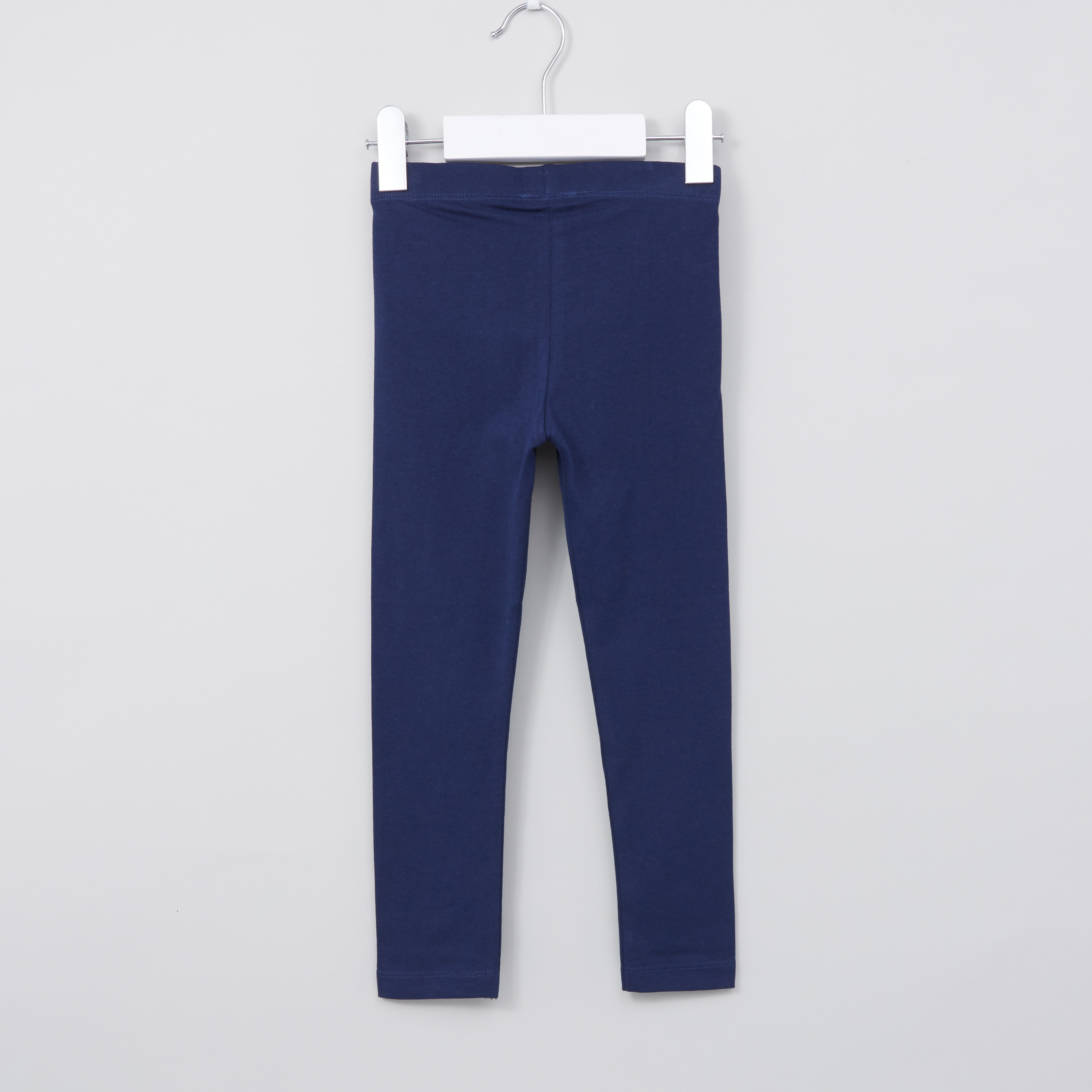 بنطلون ليقنز سادة بخصر مطاطي من جونيورز - طقم من قطعتين-baby-girls-clothing-bottoms-leggings-image-6