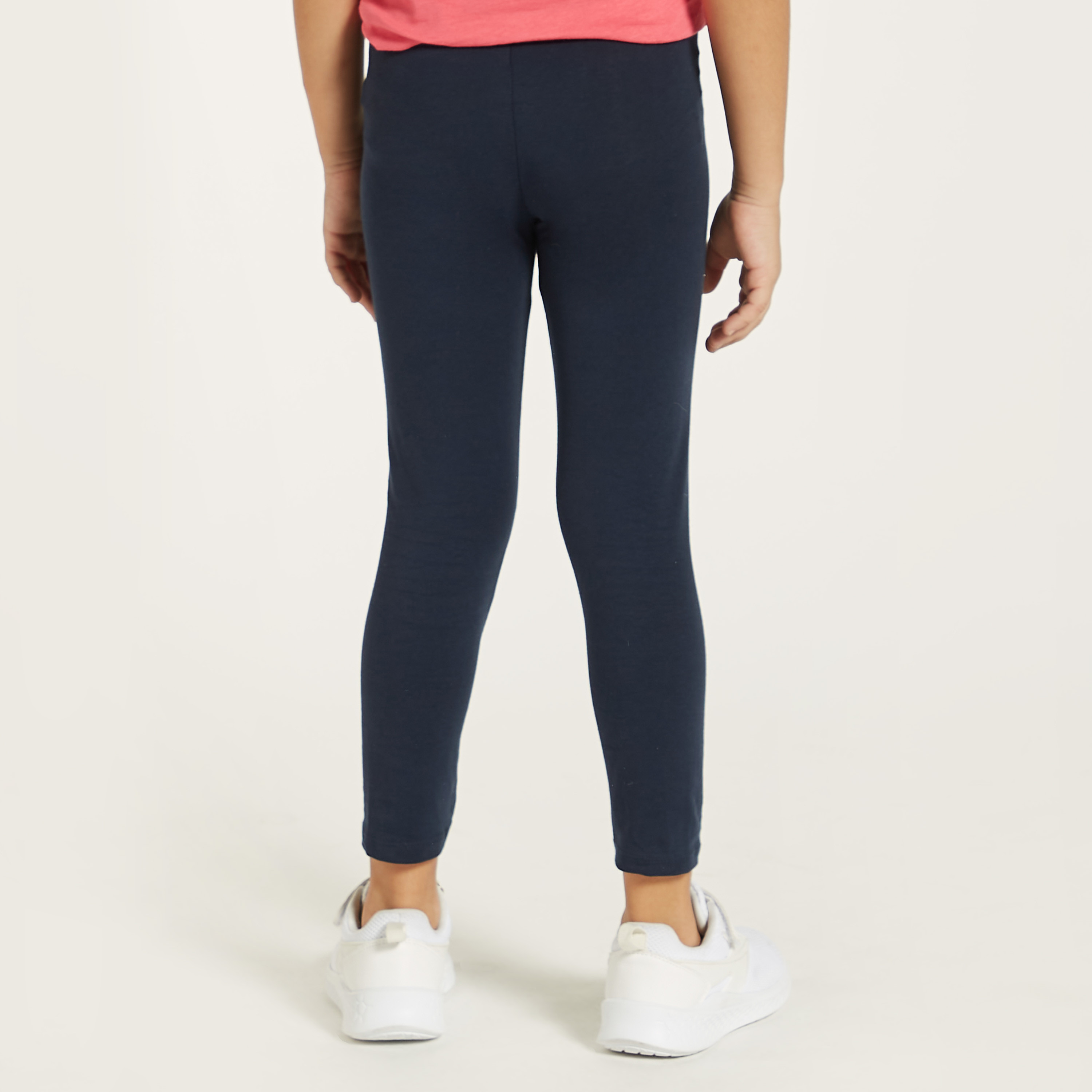 بناطيل ليقنز سادة بخصر مطّاطي من جونيورز - طقم من قطعتين-baby-girls-clothing-bottoms-leggings-image-7