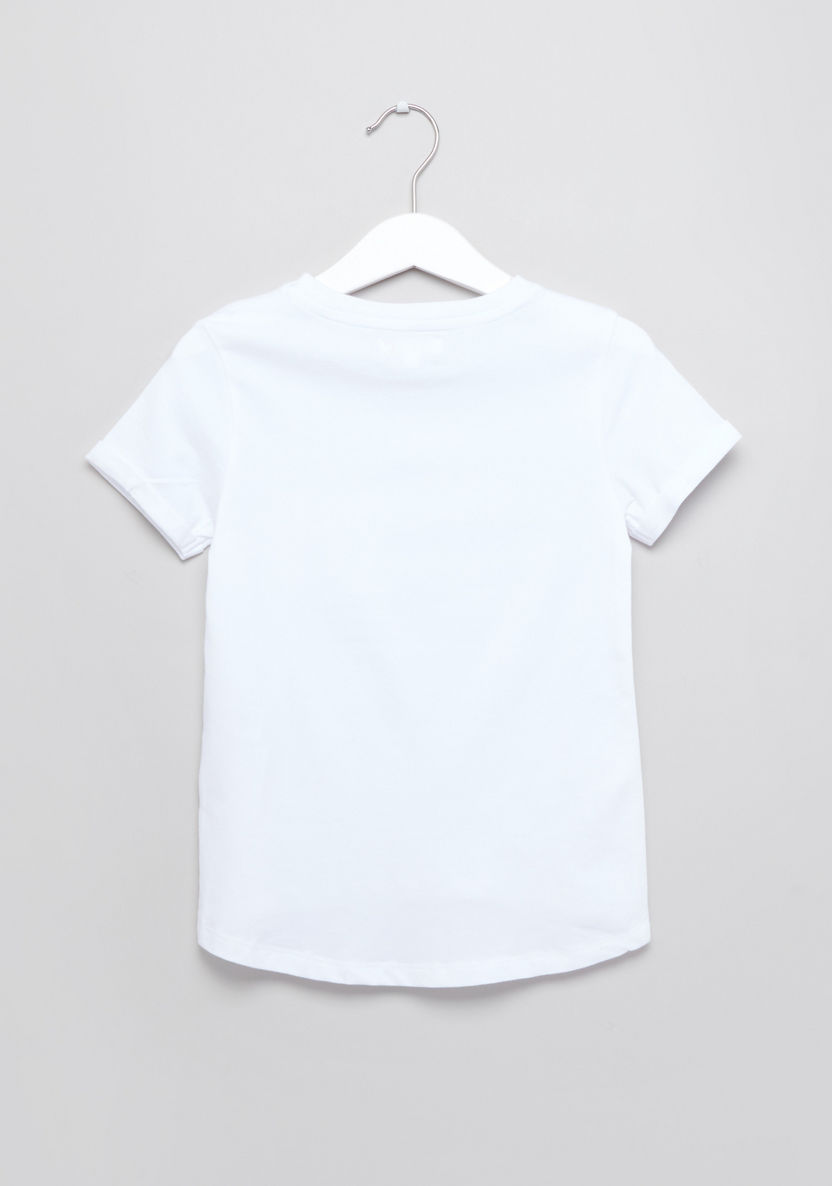 Juniors Round Neck Short Sleeves T-shirt - Set of 2-T Shirts-image-5