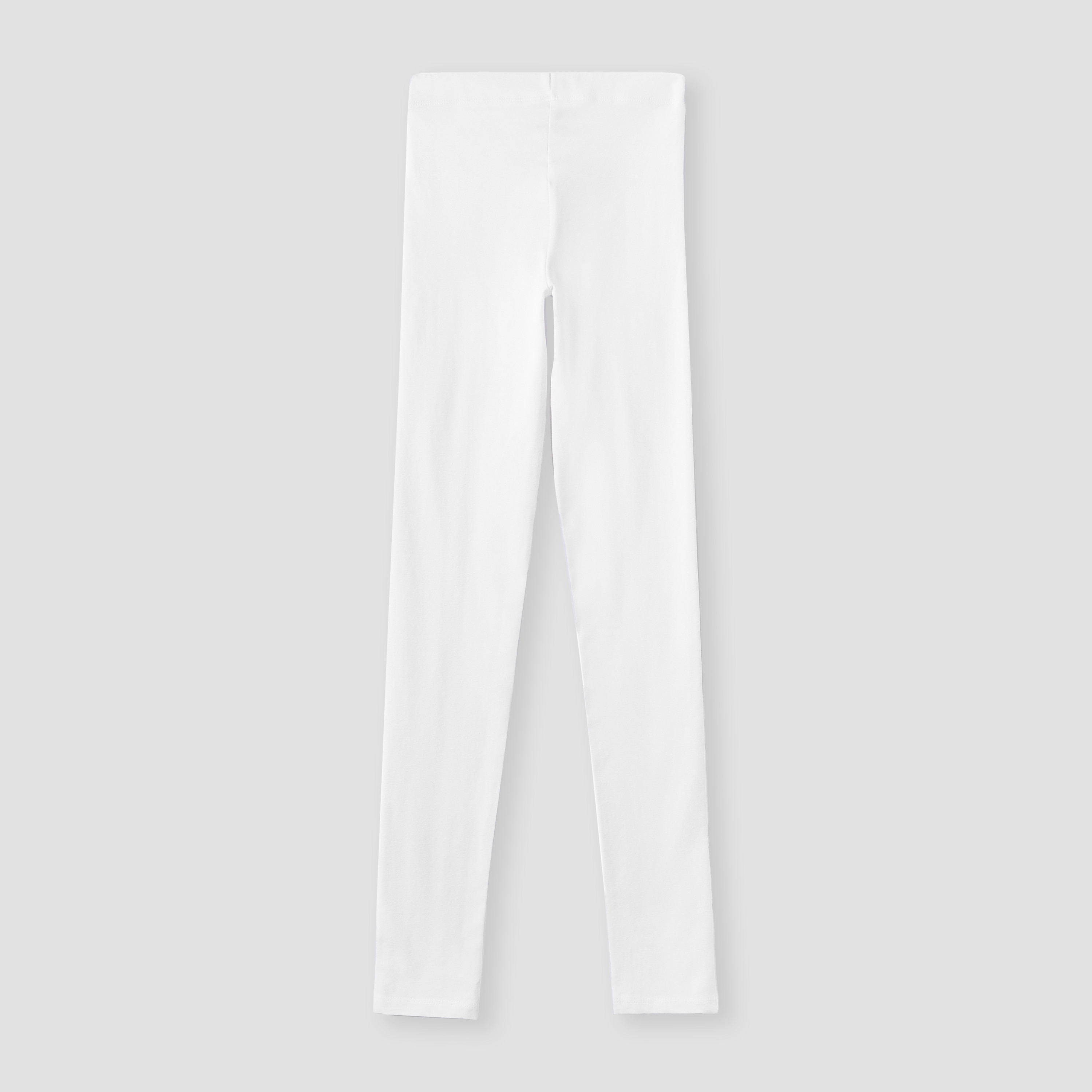 بنطلون ليقنز سادة طويل بخصر مطّاطي من جونيورز-girls-clothing-bottoms-leggings-image-3