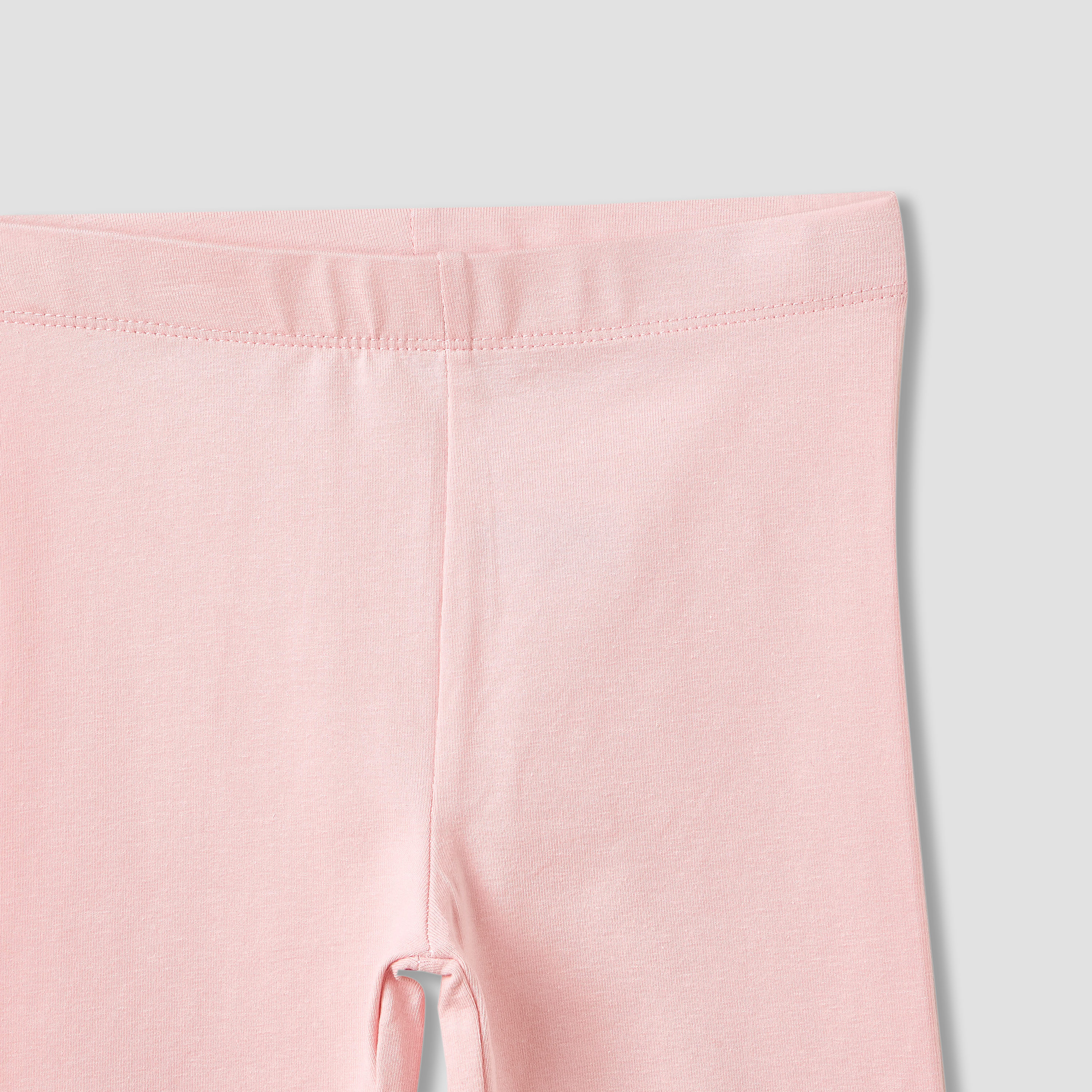 Juniors Plain Leggings with Elasticised Waistband - Set of 2-girls-clothing-multipacks-image-4
