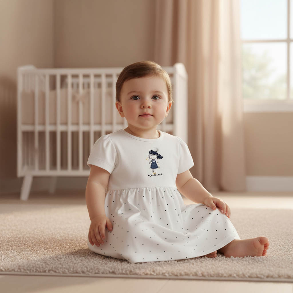 Juniors Heart Print A-line Dress with Embroidered Detail-baby-girls-clothing-dressesandjumpsuits-image-10
