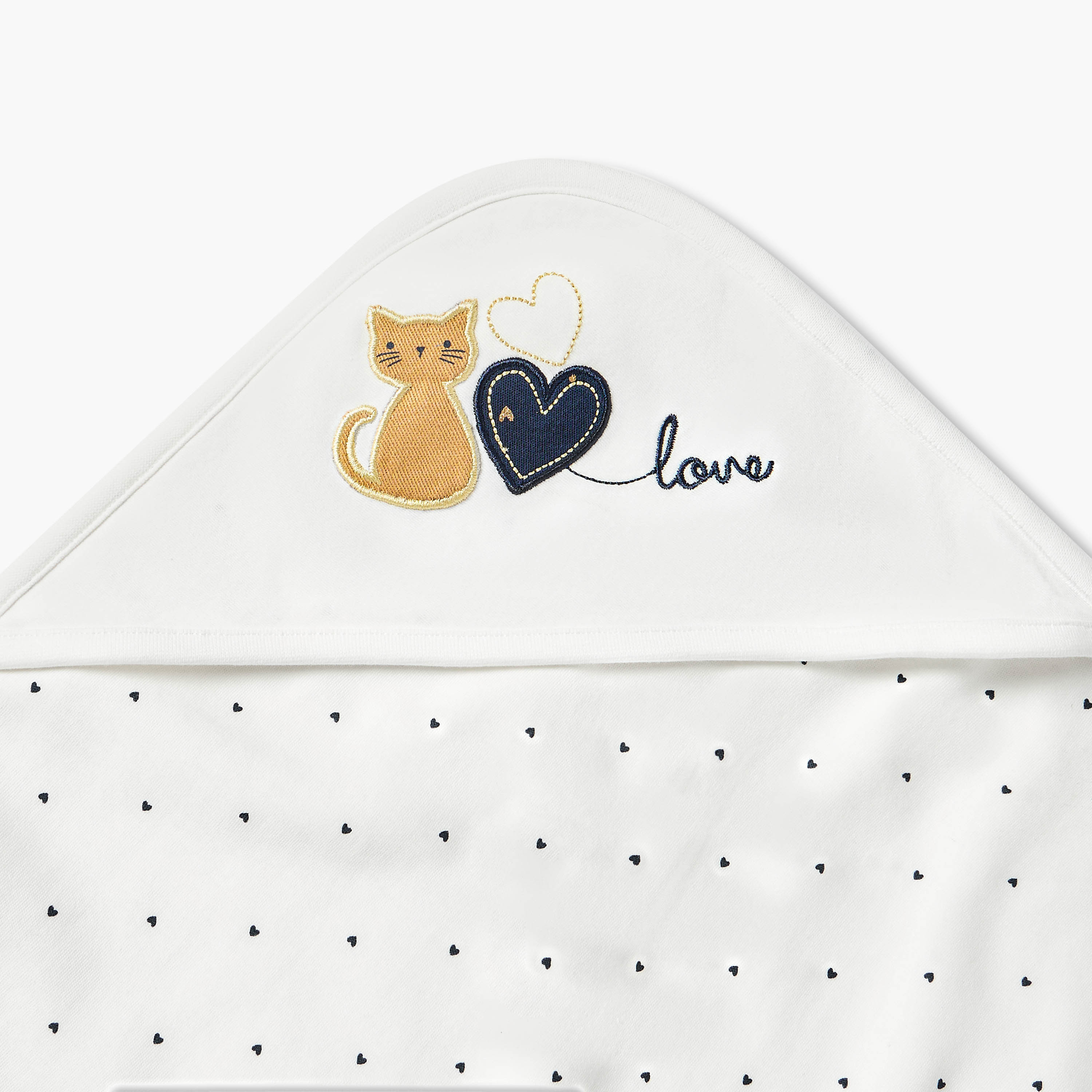 Juniors Heart Print Receiving Blanket-baby-nursery-blanketsandswaddles-receivingblankets-image-6