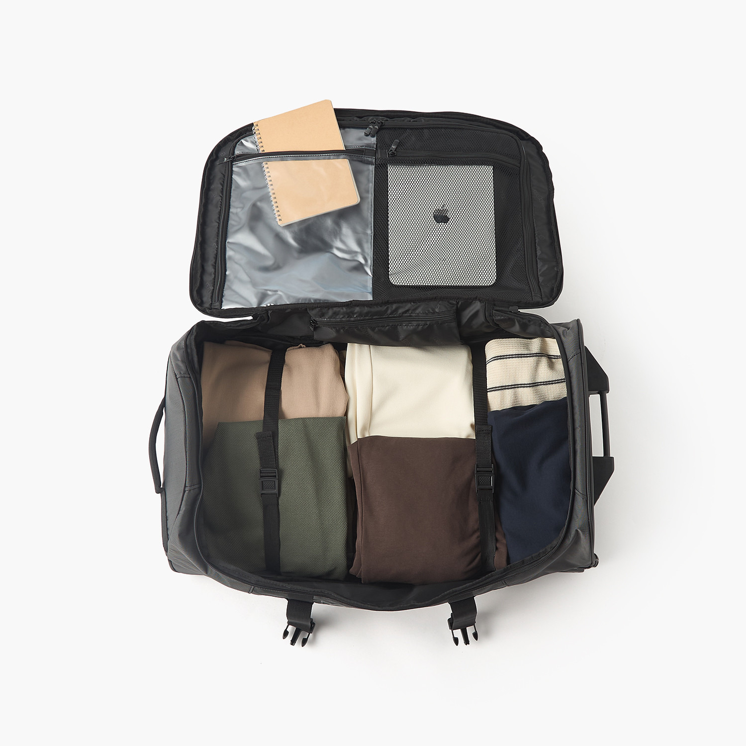 شنطة دافل بسحاب إغلاق وبمقبض سحب وطبعات من كابا-travel-luggagesandbags-dufflebags-image-10