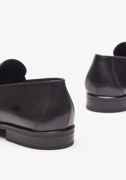 Duchini Men's Solid Slip-On Loafers-Men%27s Formal Shoes-image-3
