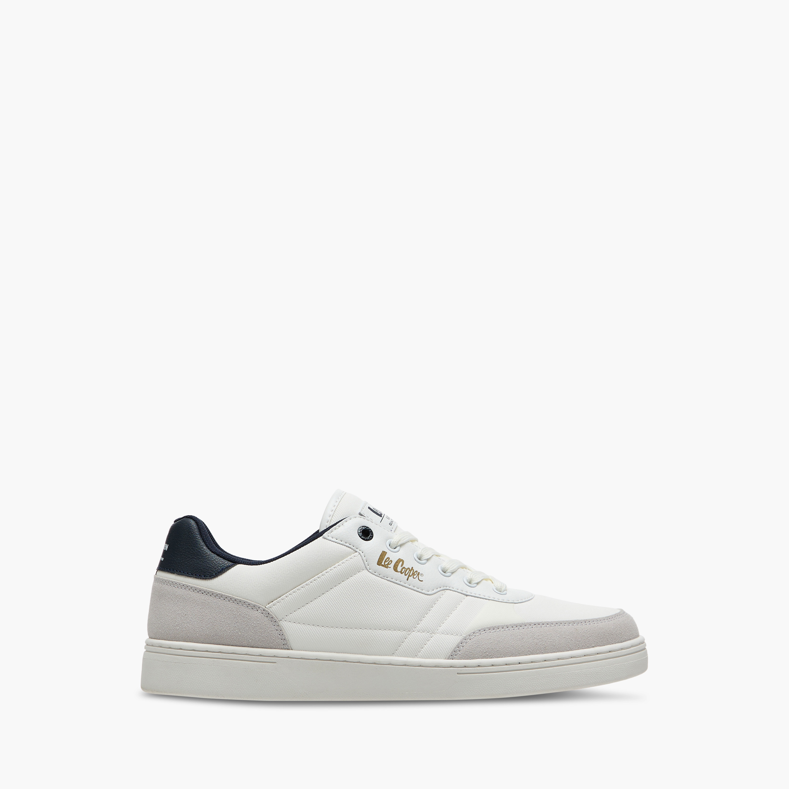 Lee Cooper Men's Logo Print Lace-Up Sneakers-men-shoes-sneakers-image-3
