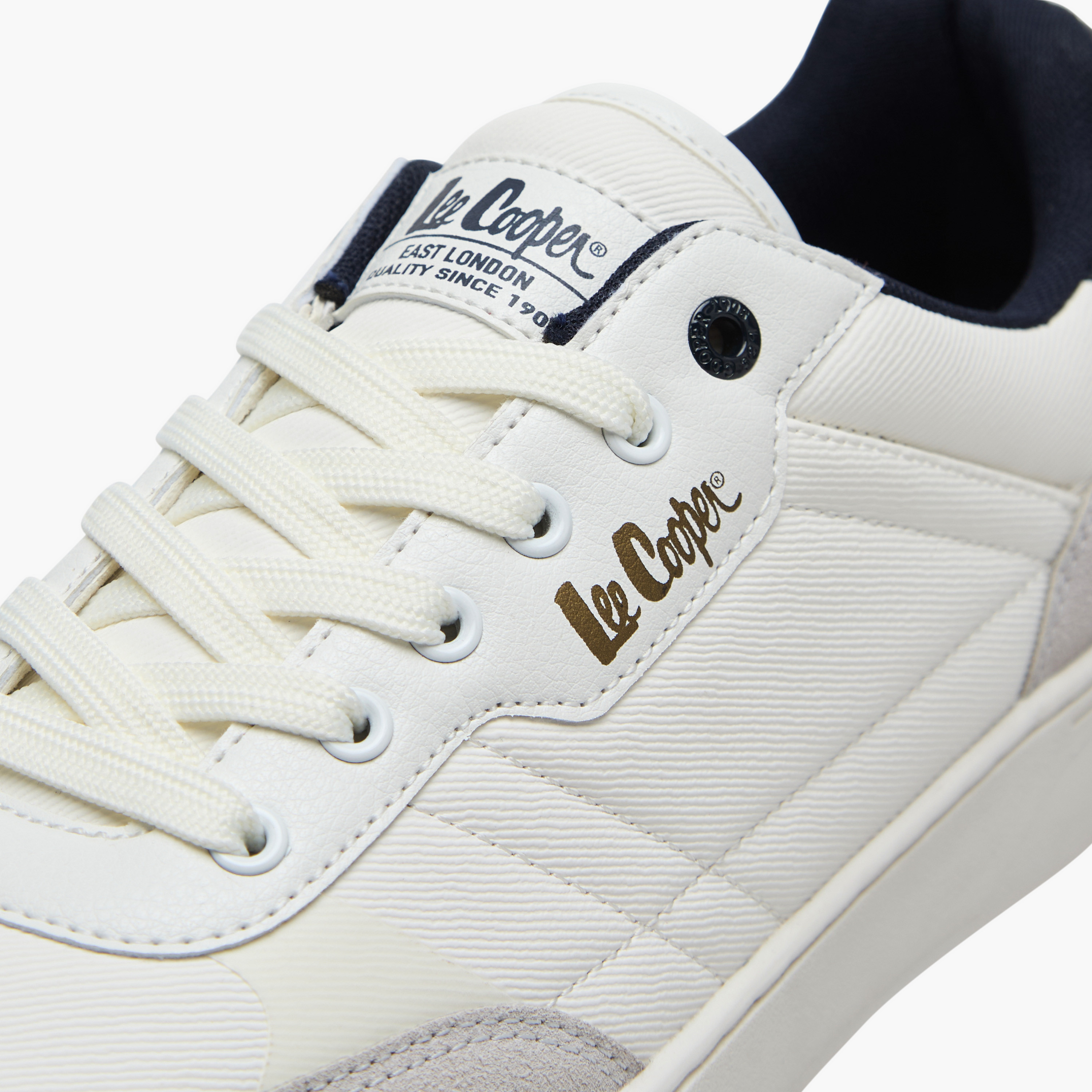 Lee Cooper Men's Logo Print Lace-Up Sneakers-men-shoes-sneakers-image-4