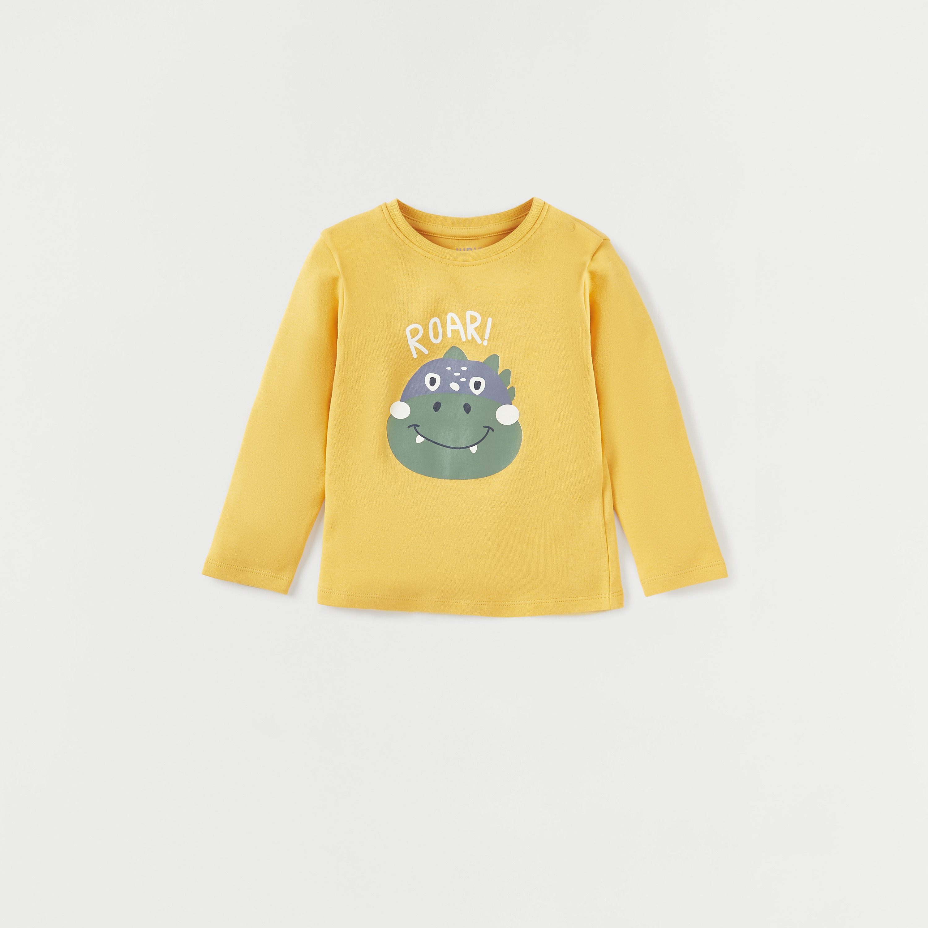 طقم تيشيرت بأكمام طويلة وطبعات مع بنطلون بيجاما من جونيورز-baby-boys-clothing-nightwear-pyjamasets-image-2