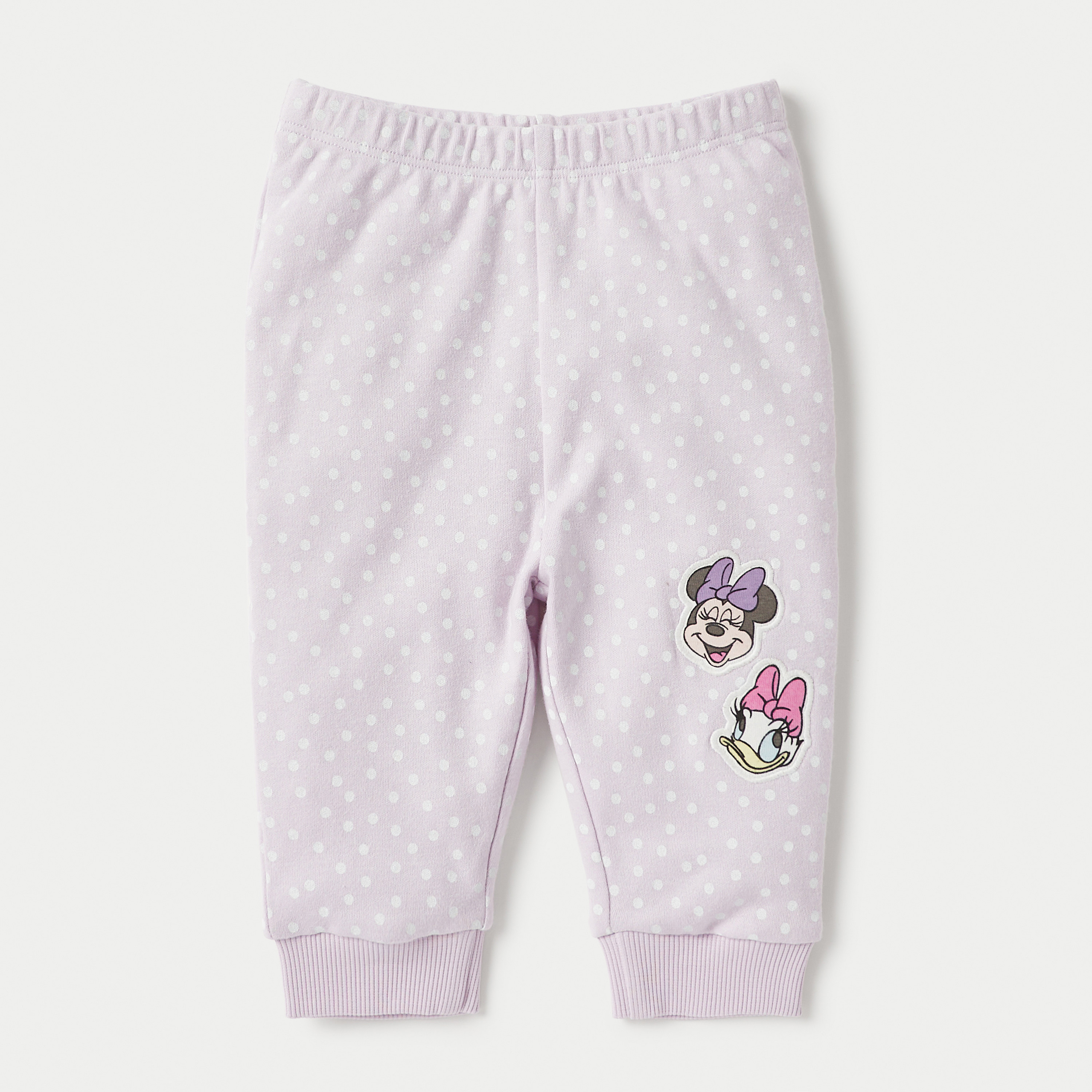 Disney Minnie Mouse and Daisy Duck Print Sweatshirt and Pyjama Set-baby-girls-clothing-nightwear-pyjamasets-image-3