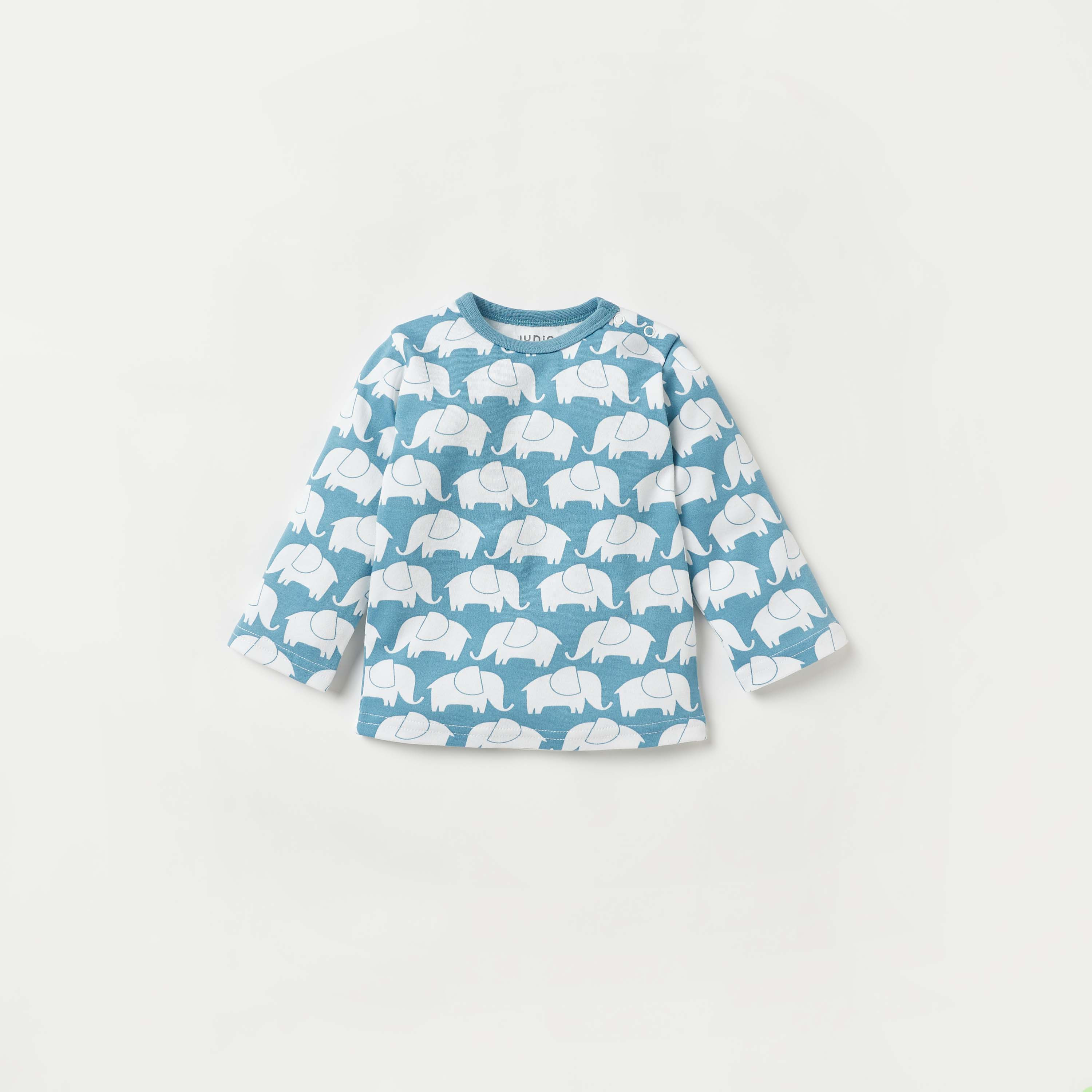 طقم بنطلون بيجاما وتيشيرت بطبعات فيل من جونيورز-baby-boys-clothing-nightwear-pyjamasets-image-2