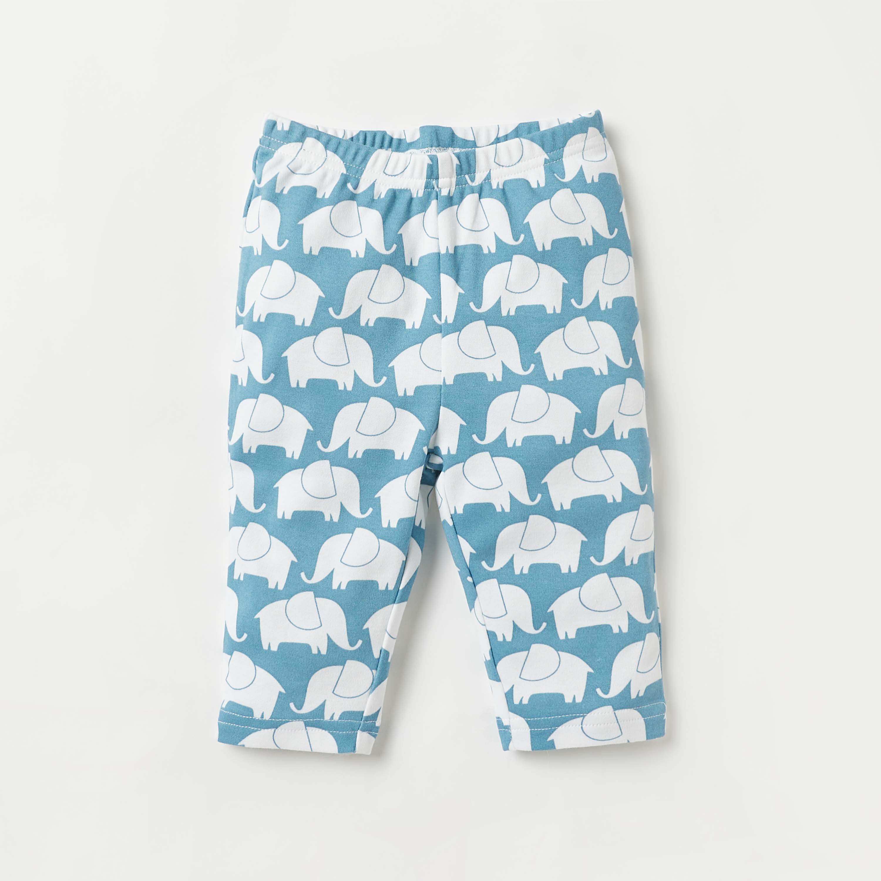 طقم بنطلون بيجاما وتيشيرت بطبعات فيل من جونيورز-baby-boys-clothing-nightwear-pyjamasets-image-3