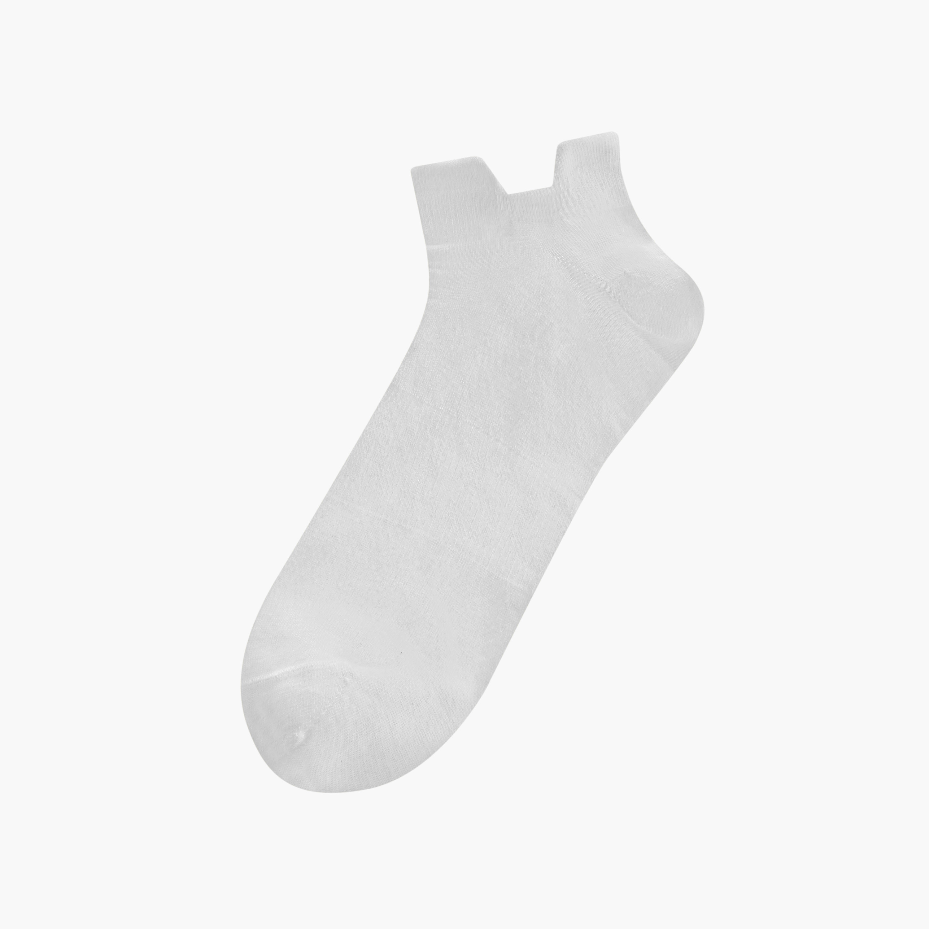 Dash Textured Non Terry Ankle Length Socks - Set of 3-women-socksandstockings-image-2