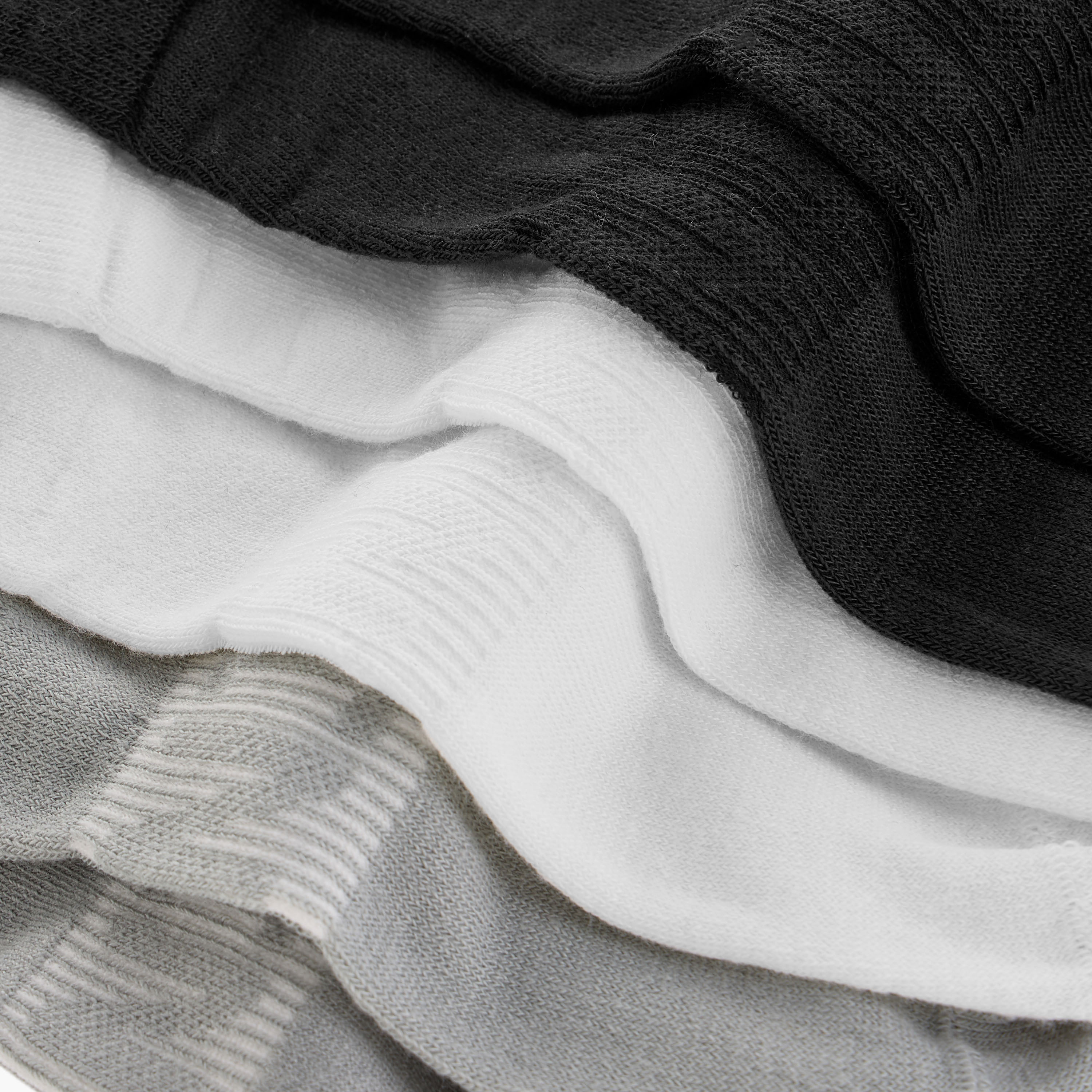 Dash Textured Non Terry Ankle Length Socks - Set of 3-women-socksandstockings-image-4