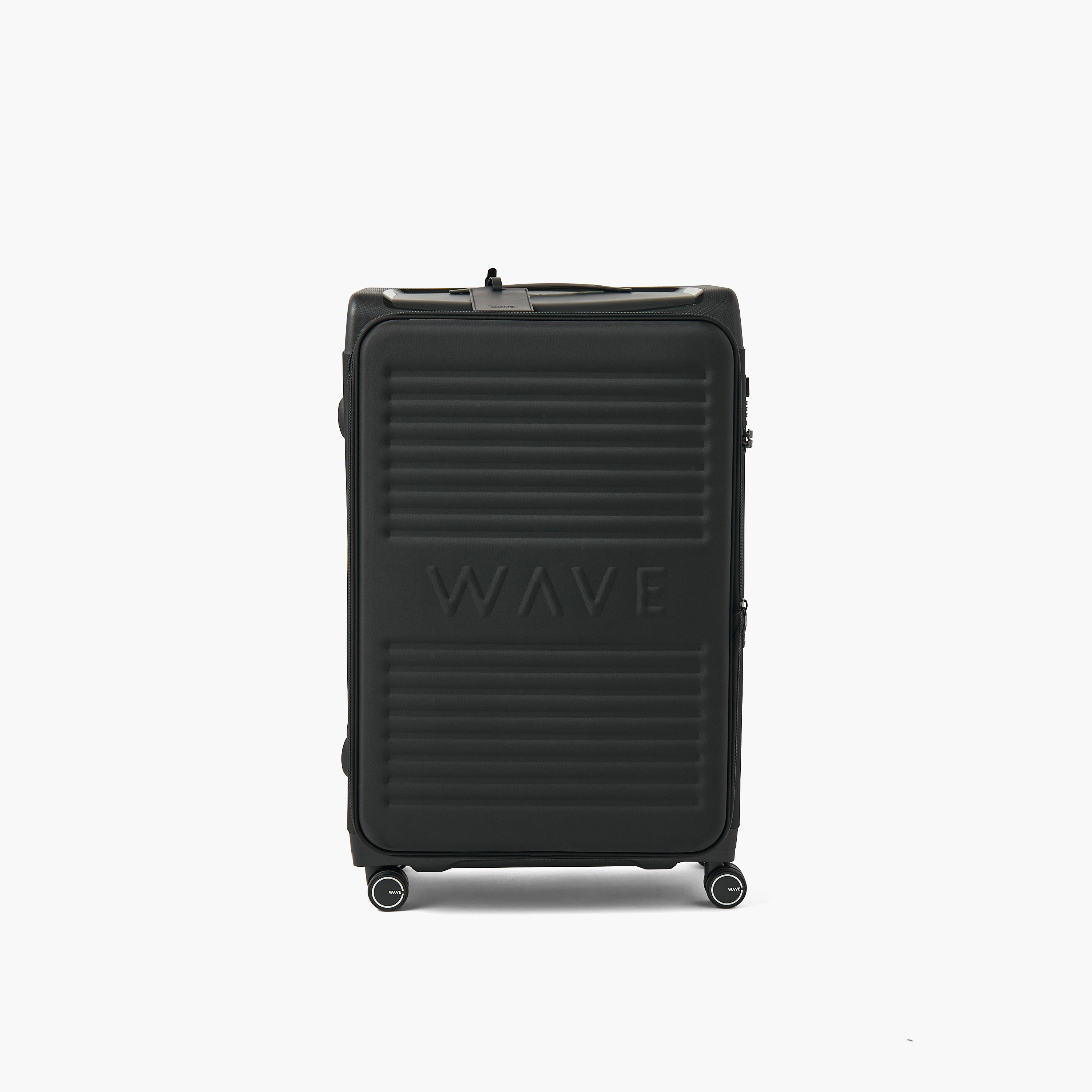 WAVE Textured Softcase Luggage Trolley with Retractable Handle - 28 inches Check-In Bag-travel-luggagesandbags-luggage-image-2