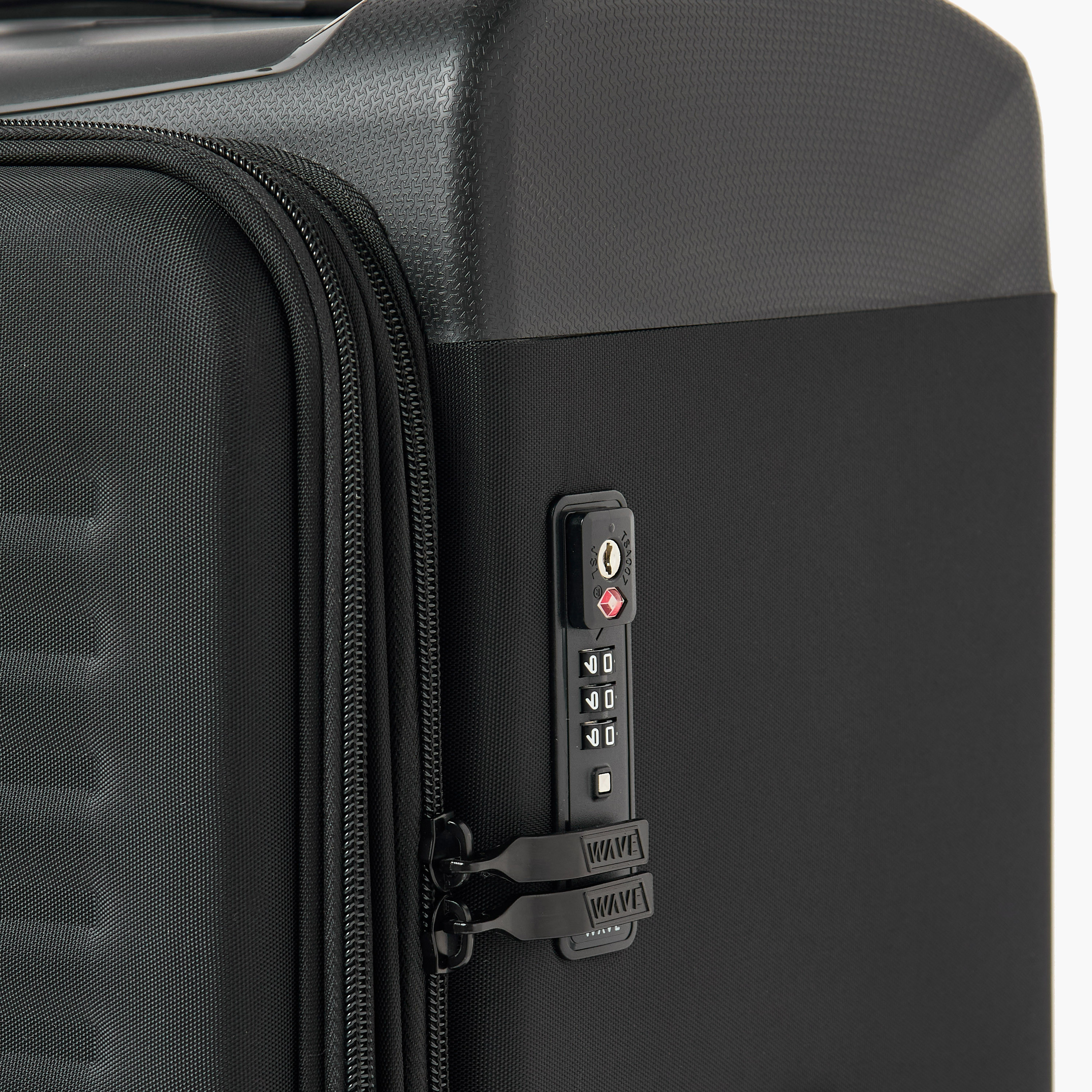 WAVE Textured Softcase Luggage Trolley with Retractable Handle - 24 inches Check-In Bag-travel-luggagesandbags-luggage-image-4