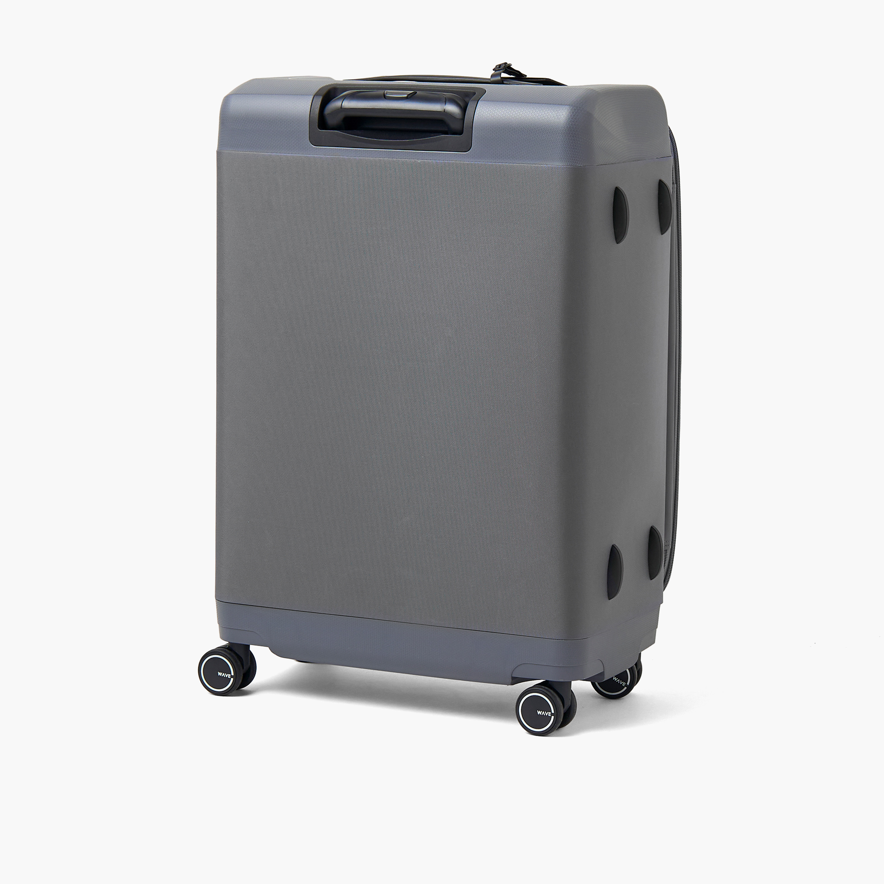WAVE Textured Softcase Luggage Trolley with Retractable Handle - 24 inches Check-In Bag-travel-luggagesandbags-luggage-image-3