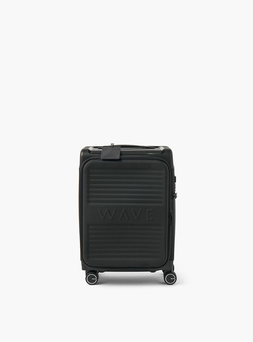 شنطة سفر ترولي لينة بارزة الملمس بمقبض قابل للسحب من ويف - 20 بوصة للكابينه-travel-luggagesandbags-luggage-image-2