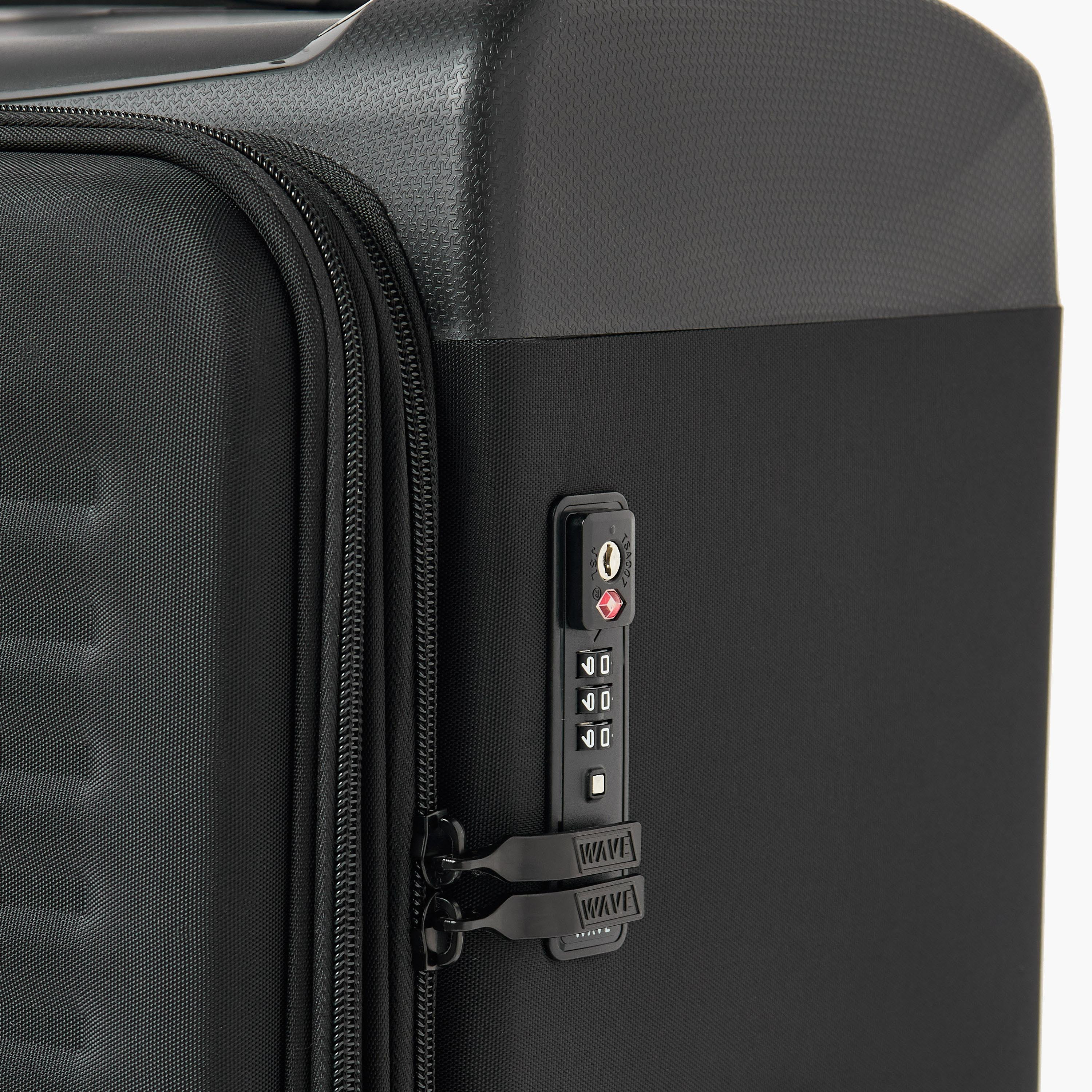 شنطة سفر ترولي لينة بارزة الملمس بمقبض قابل للسحب من ويف - 20 بوصة للكابينه-travel-luggagesandbags-luggage-image-4