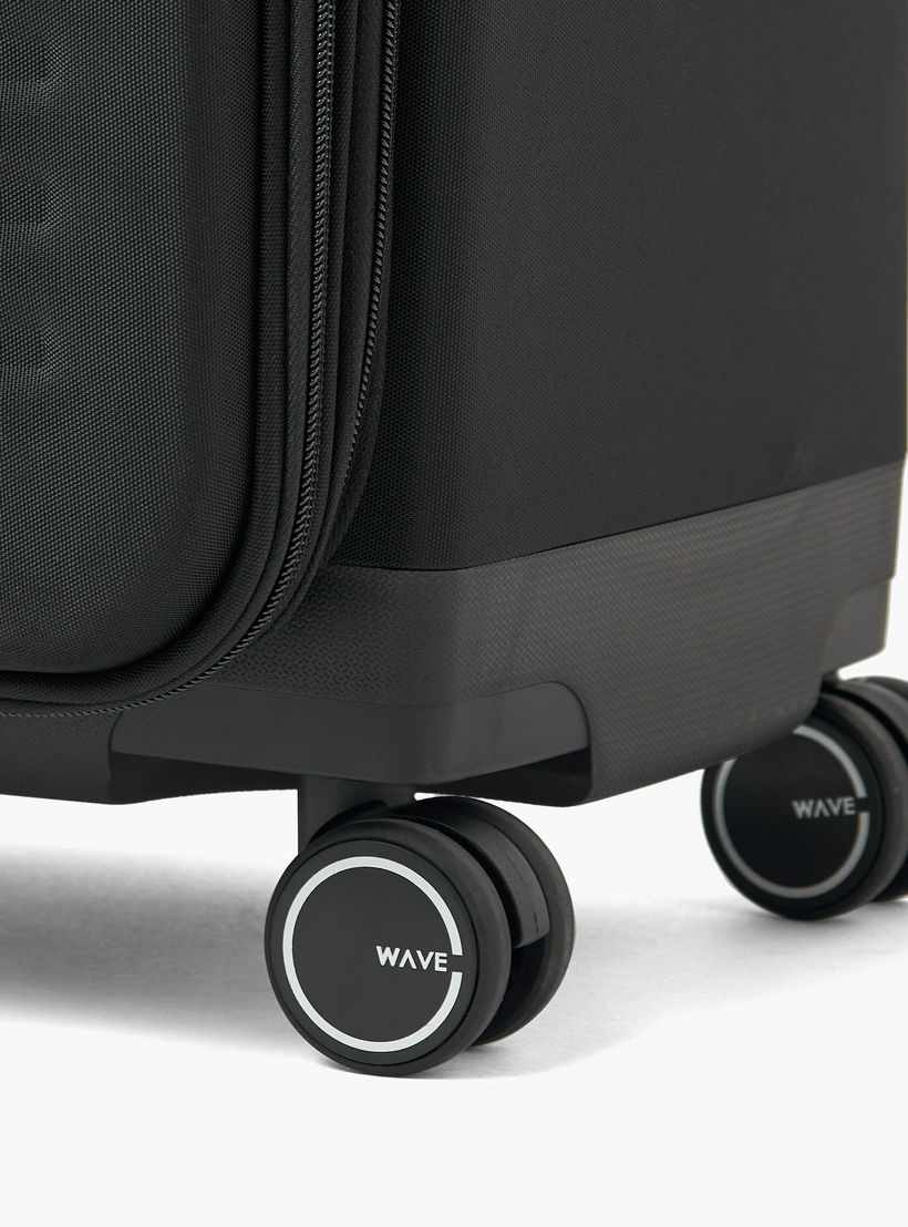شنطة سفر ترولي لينة بارزة الملمس بمقبض قابل للسحب من ويف - 20 بوصة للكابينه-travel-luggagesandbags-luggage-image-7
