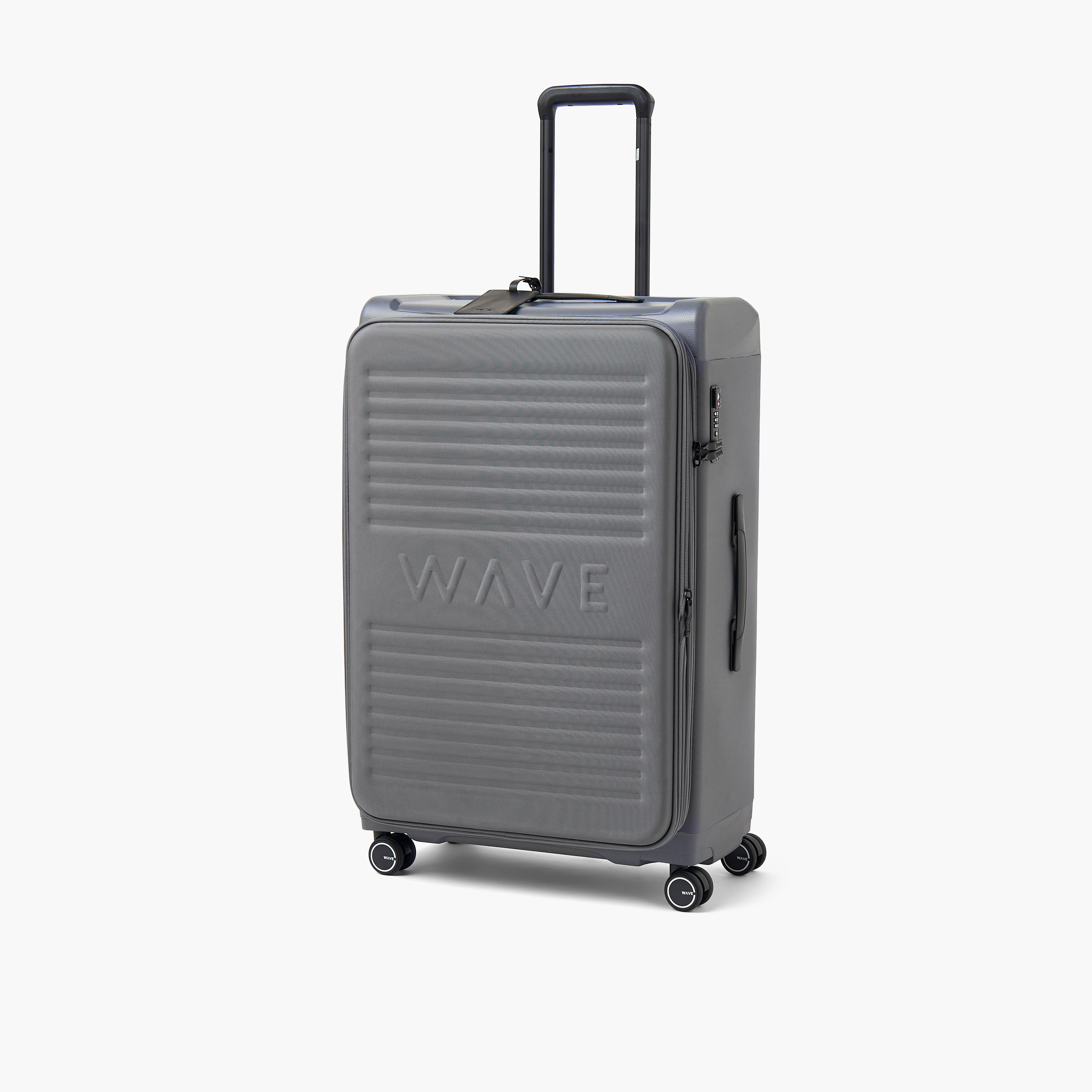 WAVE Textured Softcase Luggage Trolley with Retractable Handle - 20 inches Cabin Bag-travel-luggagesandbags-luggage-image-13