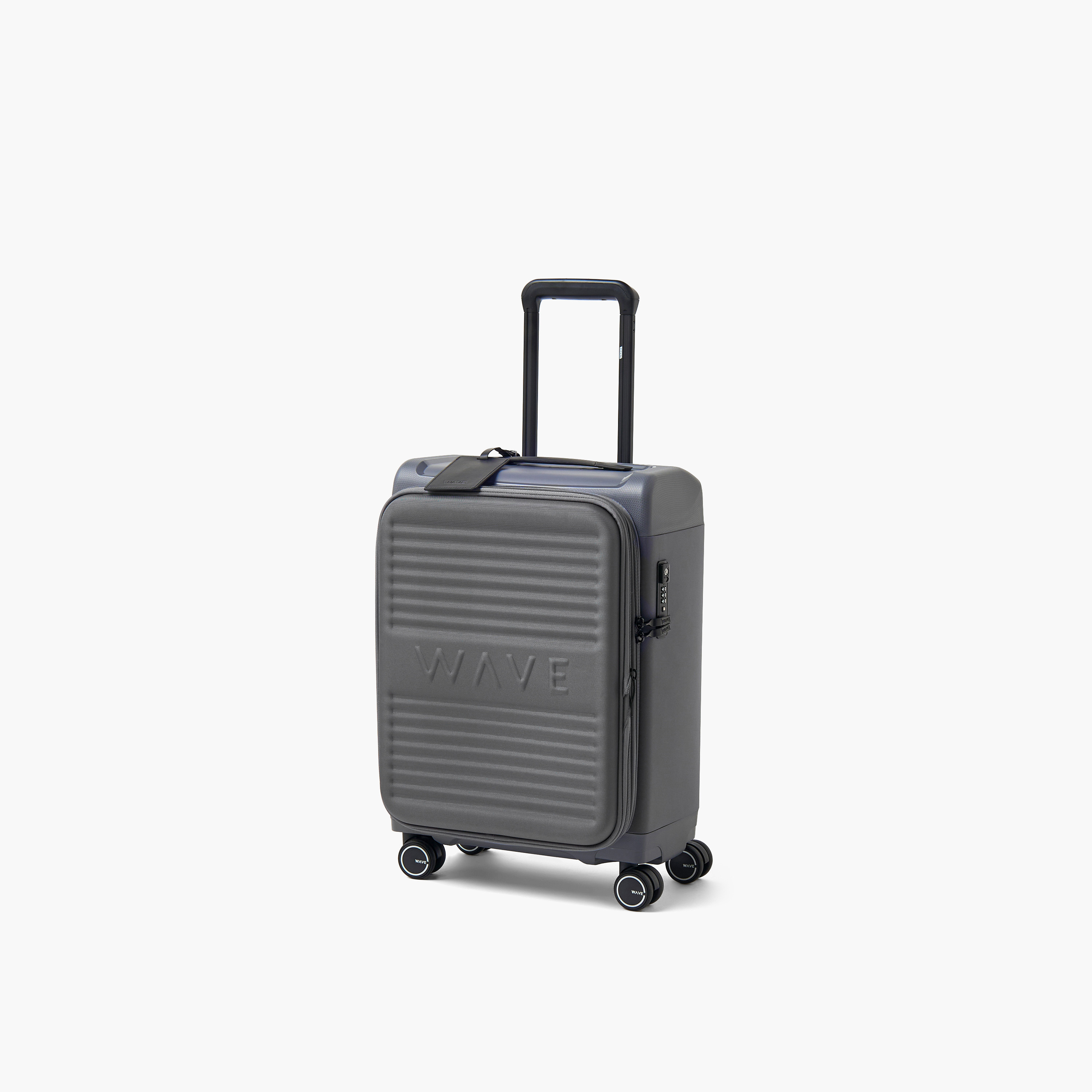 WAVE Textured Softcase Luggage Trolley with Retractable Handle - 20 inches Cabin Bag-travel-luggagesandbags-luggage-image-2
