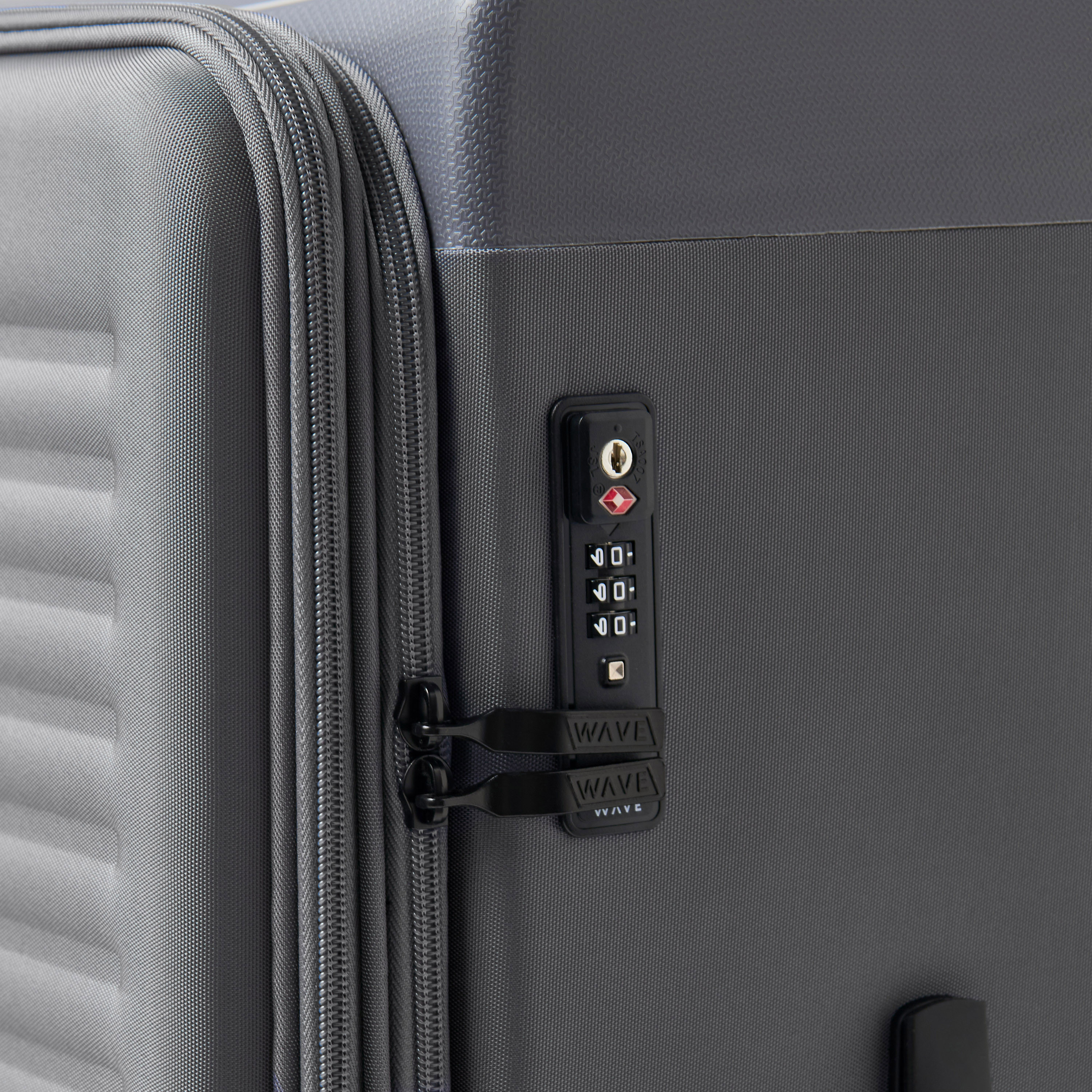 WAVE Textured Softcase Luggage Trolley with Retractable Handle - 20 inches Cabin Bag-travel-luggagesandbags-luggage-image-5