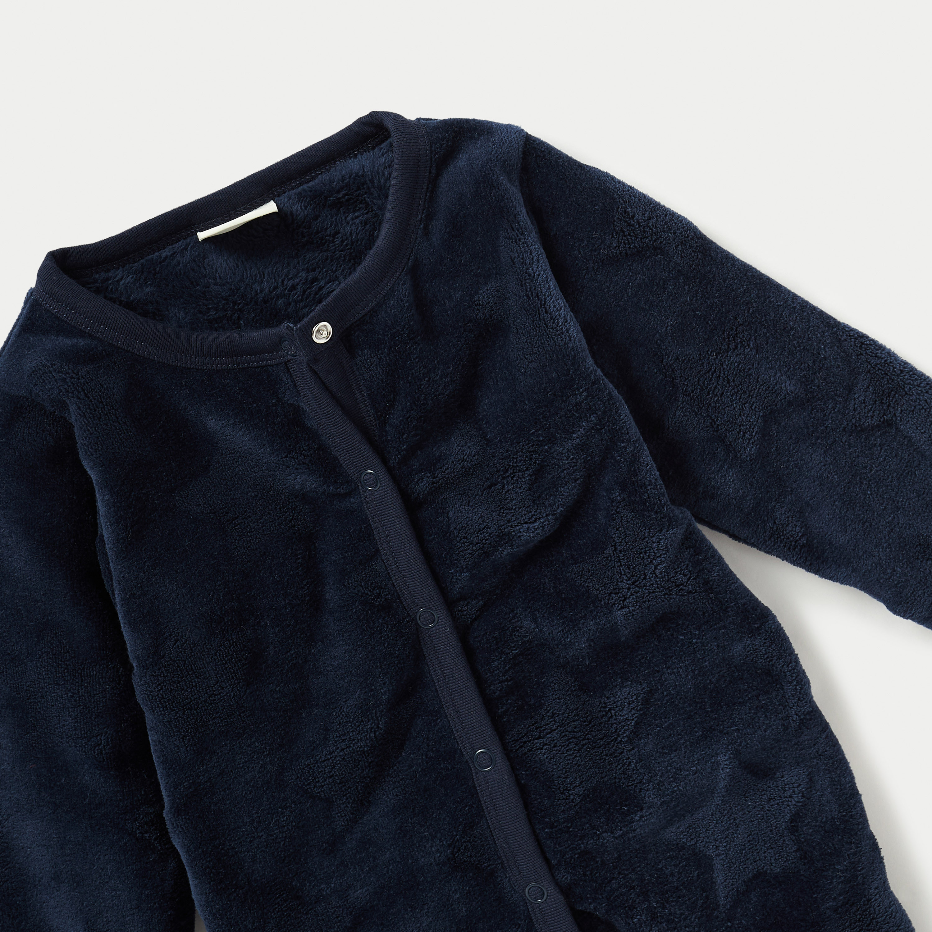 Juniors Textured Closed Feet Sleepsuit with Long Sleeves-baby-boys-clothing-nightwear-sleepsuits-image-3