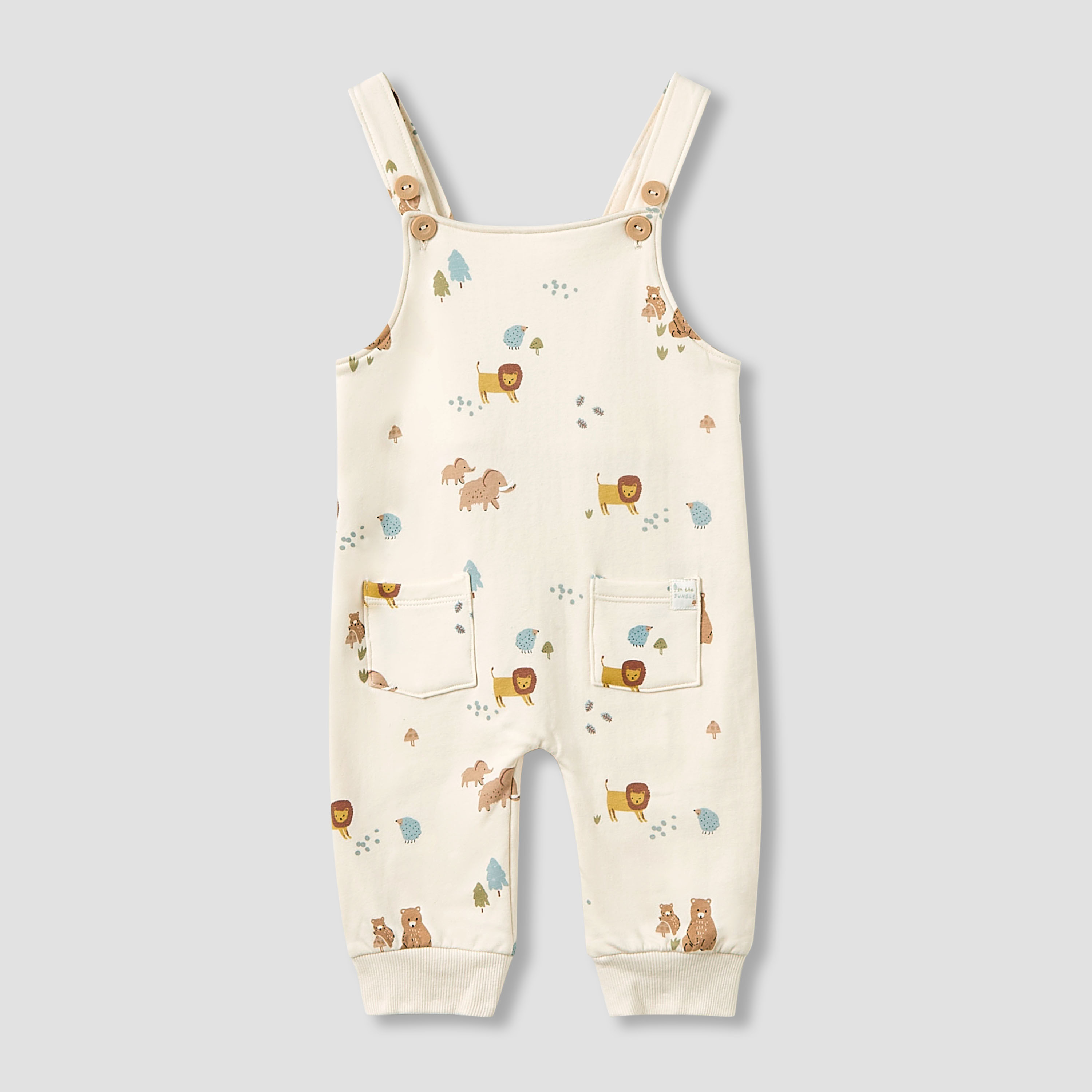 طقم دنغري بحمالات قابلة للتعديل وبرقبة ضيقة وأكمام طويلة للأولاد من جونيورز-baby-boys-clothing-rompers-image-5