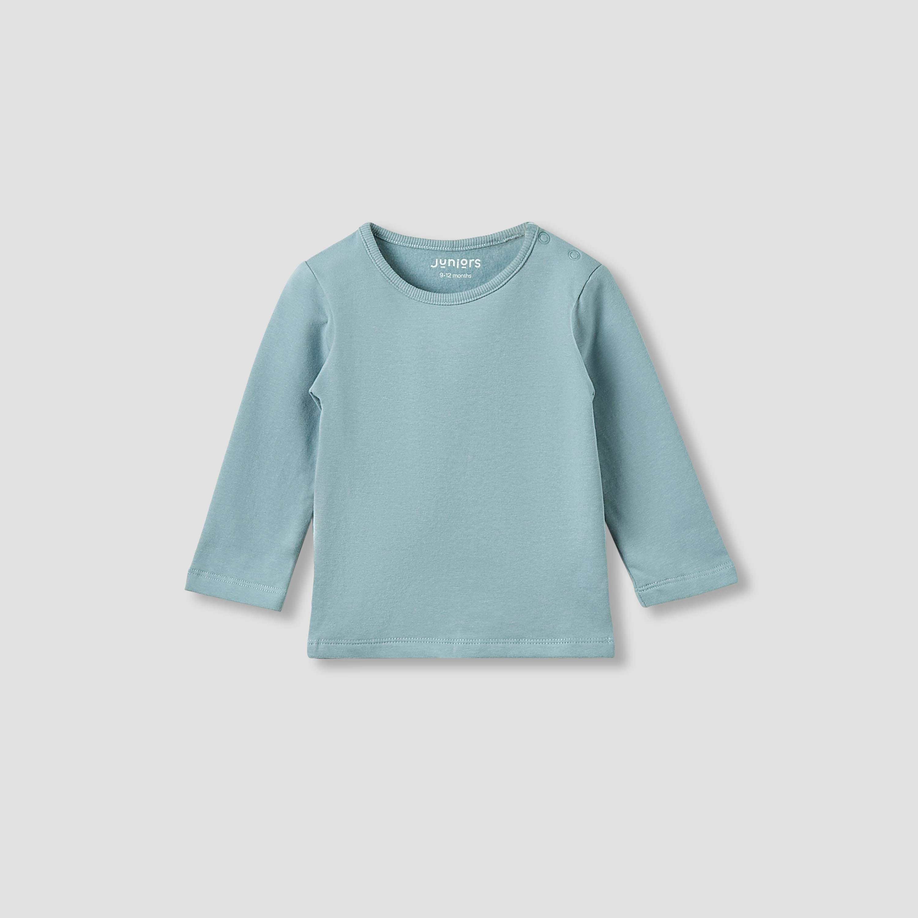 طقم دنغري بحمالات قابلة للتعديل وبرقبة ضيقة وأكمام طويلة للأولاد من جونيورز-baby-boys-clothing-rompers-image-4