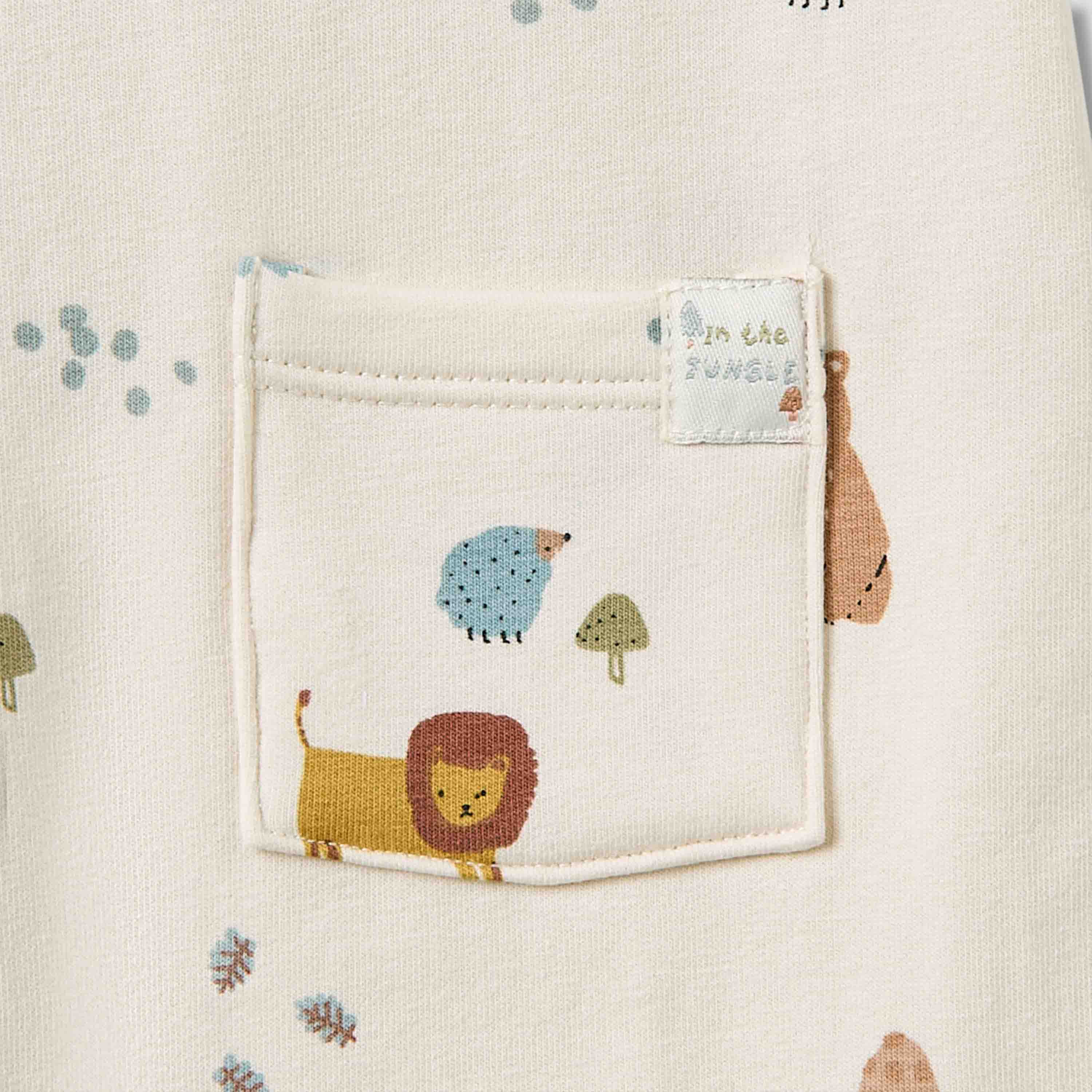 طقم دنغري بحمالات قابلة للتعديل وبرقبة ضيقة وأكمام طويلة للأولاد من جونيورز-baby-boys-clothing-rompers-image-2