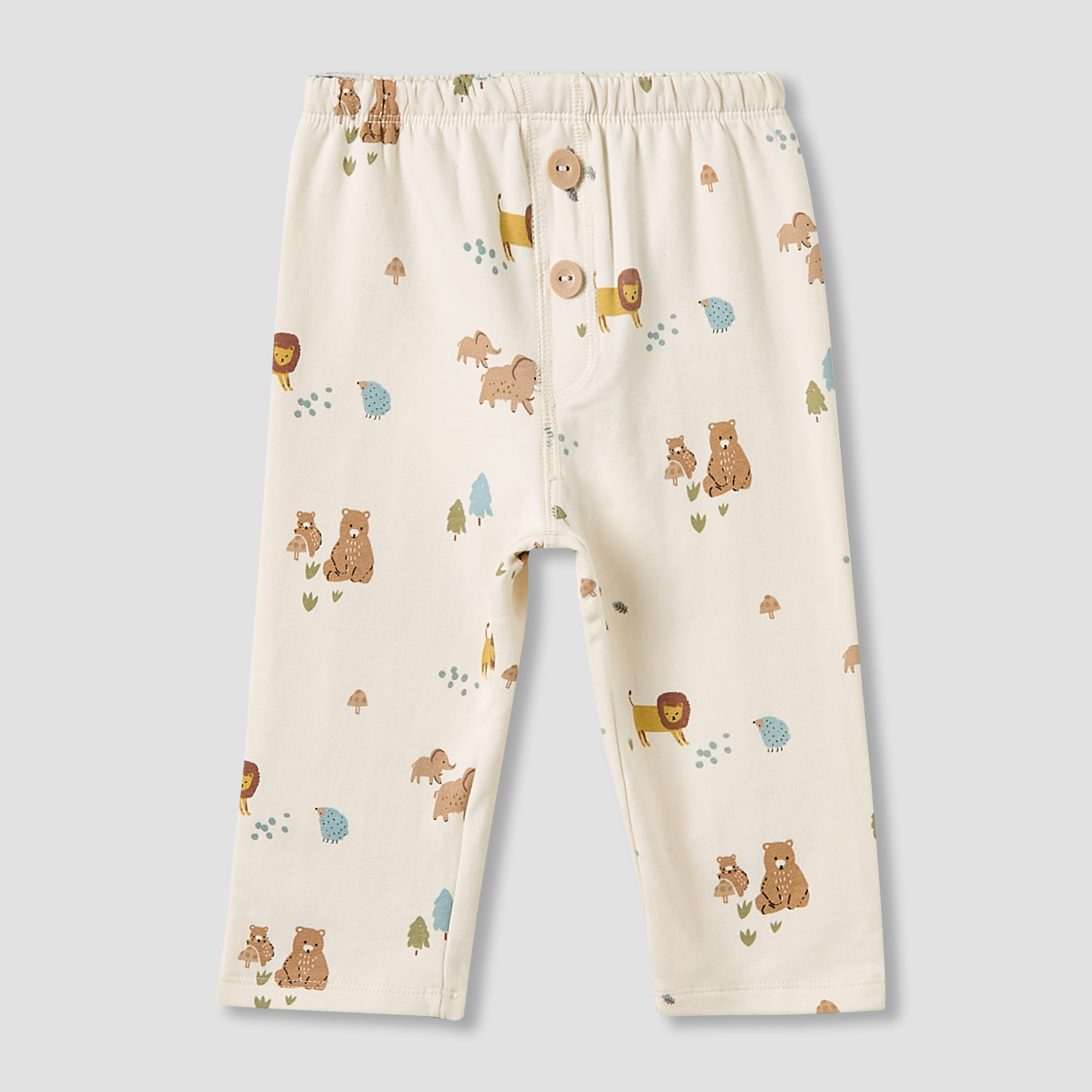 Juniors Pyjama Set with Elephant Print - Cotton - Long Sleeves - Crew Neck-baby-boys-clothing-nightwear-pyjamasets-image-3