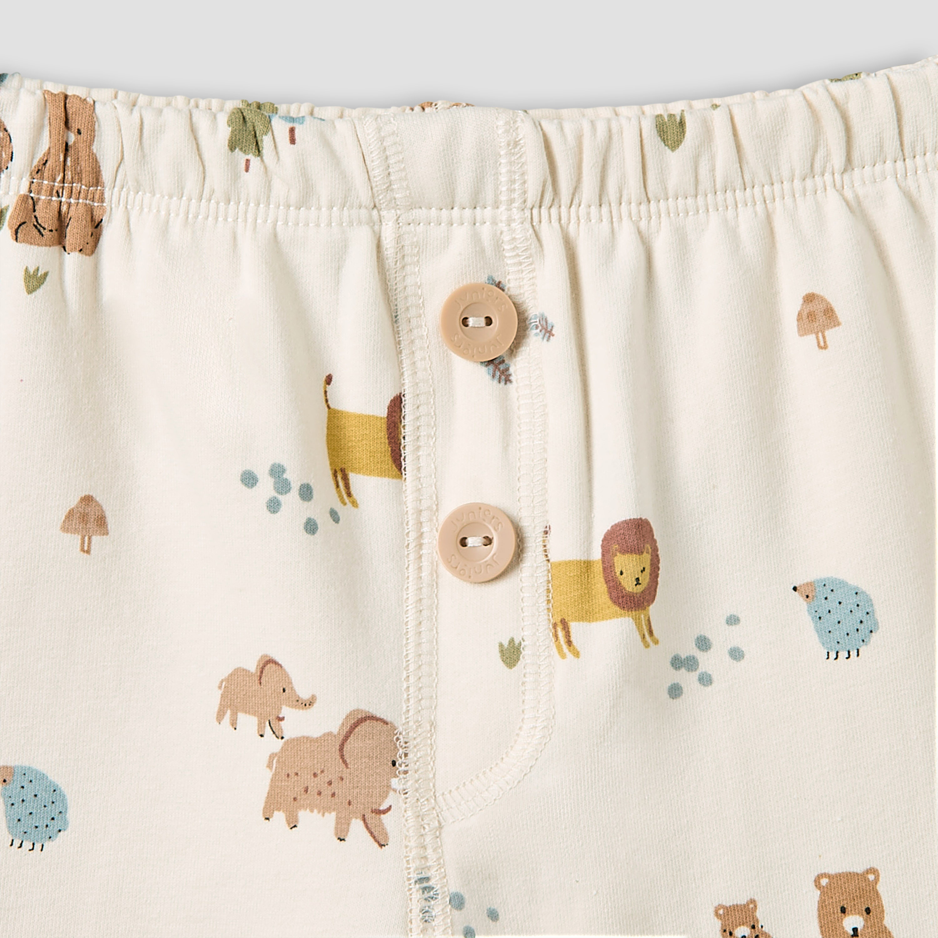 Juniors Pyjama Set with Elephant Print - Cotton - Long Sleeves - Crew Neck-baby-boys-clothing-nightwear-pyjamasets-image-6
