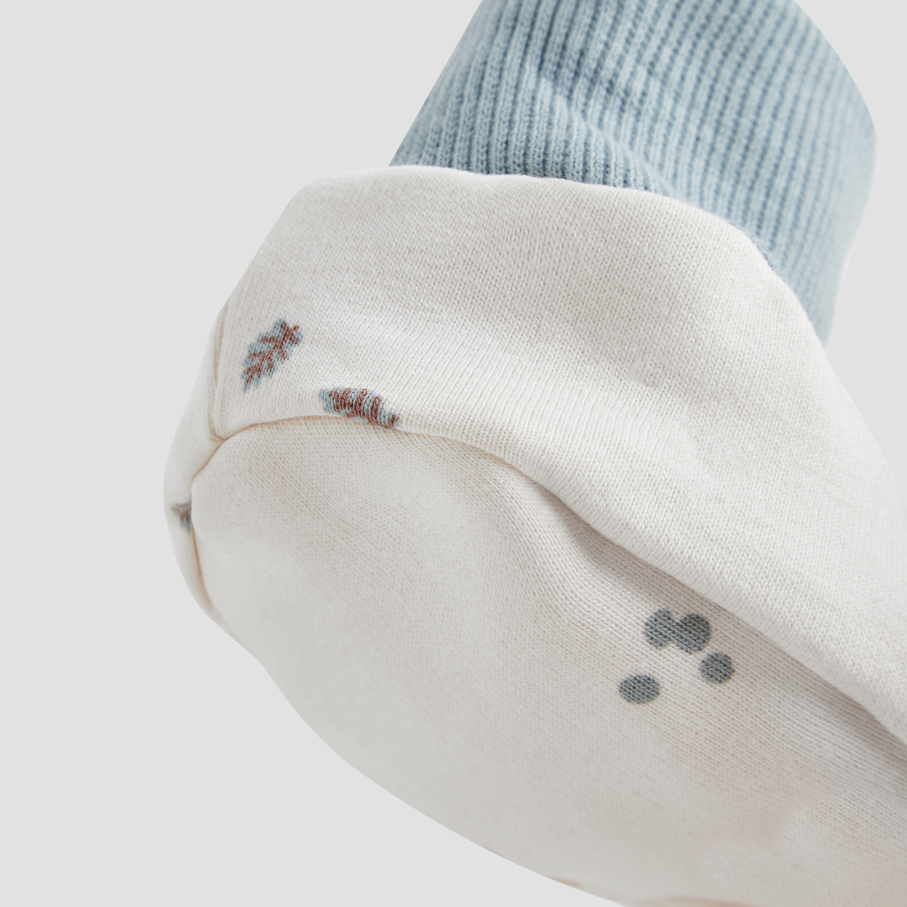 Juniors Boys Booties with Print - Cotton-baby-boys-shoes-booties-image-5