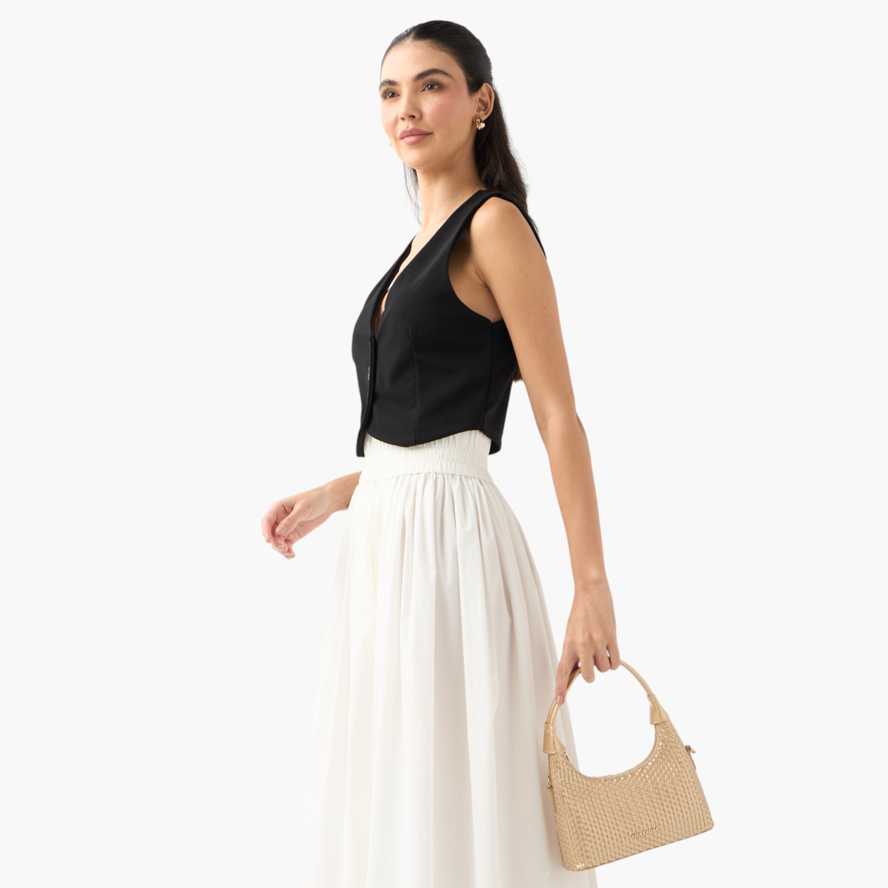 Flora Bella Weave Textured Shoulder Bag with Zip Closure-women-bagsandwallets-handbags-image-8