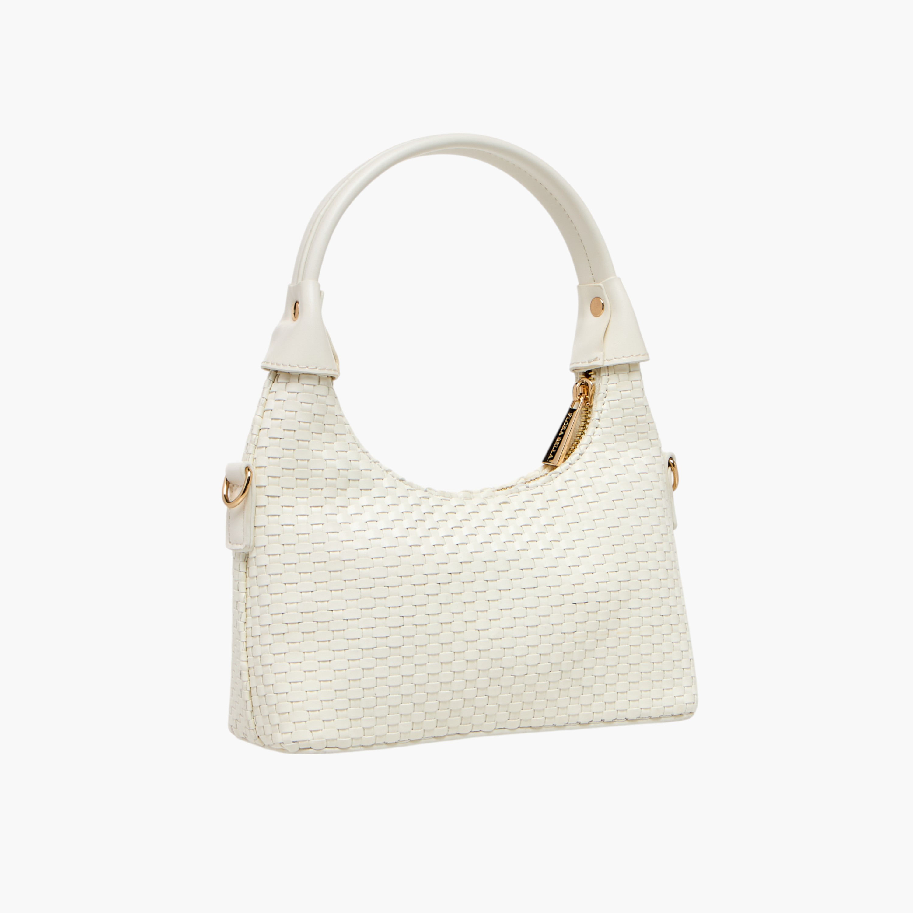 Flora Bella Weave Textured Shoulder Bag with Zip Closure-women-bagsandwallets-handbags-image-4