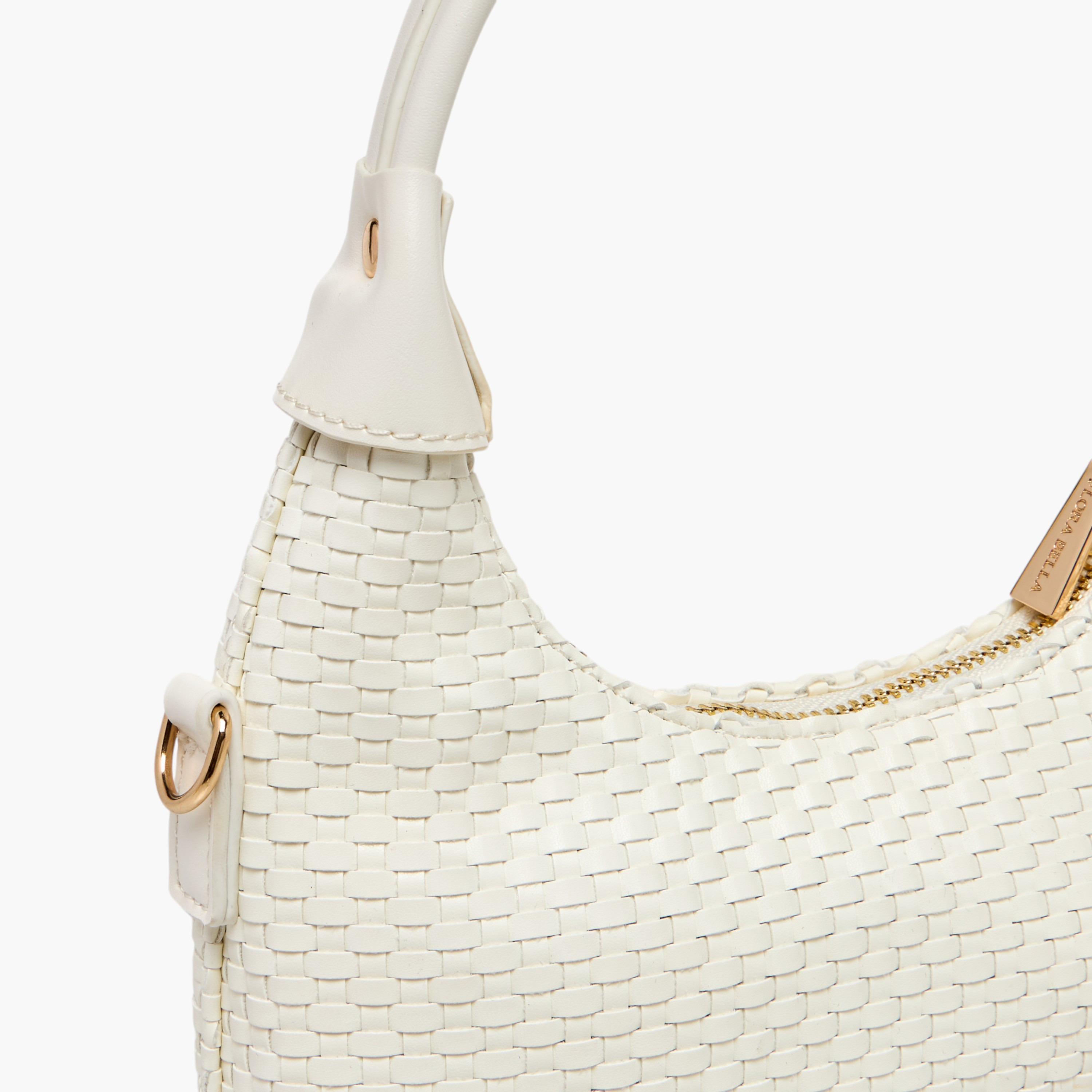 Flora Bella Weave Textured Shoulder Bag with Zip Closure-women-bagsandwallets-handbags-image-6