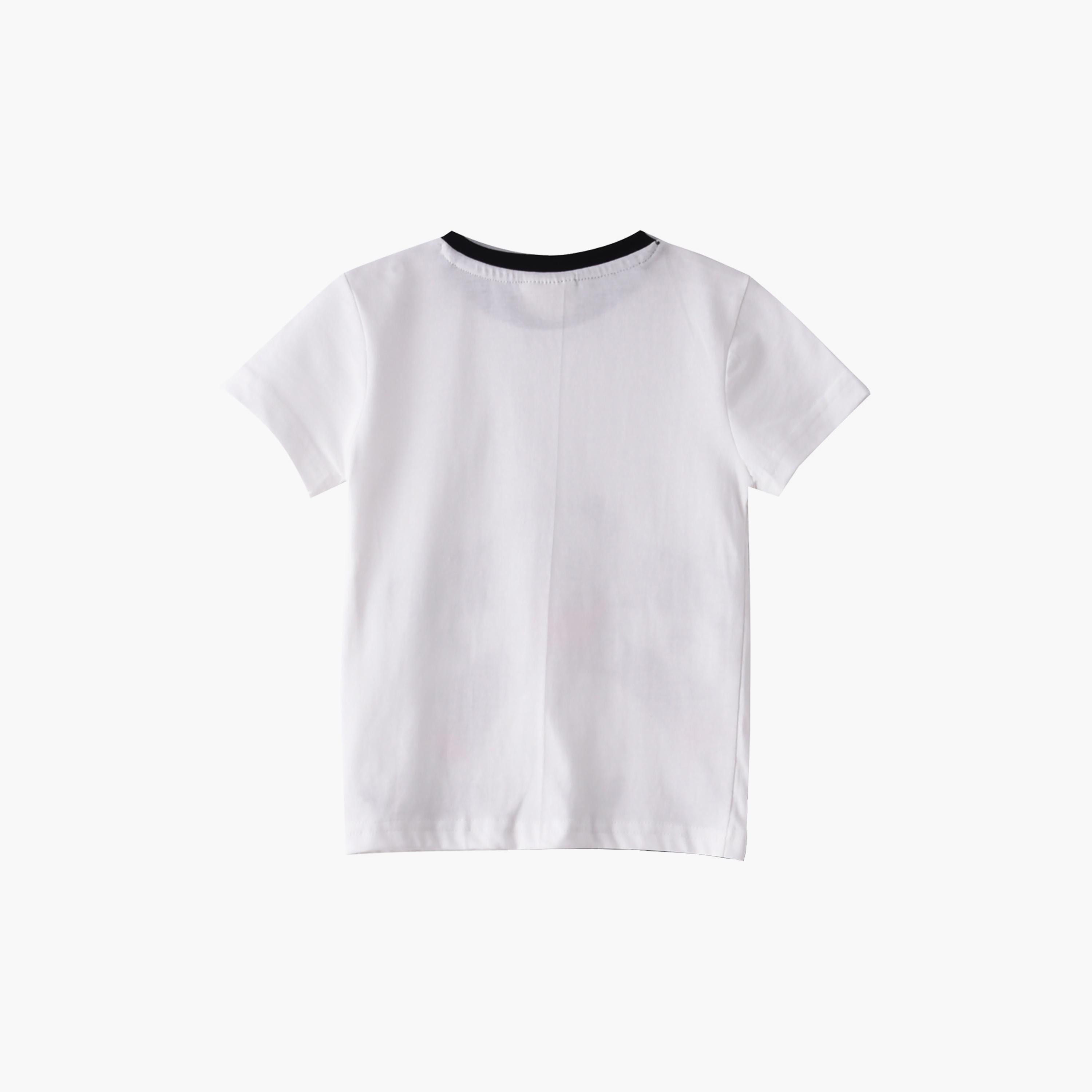 طقم تي شيرت وبنطال ركض كول بير من فيكتور اند جين -baby-boys-clothing-setsandcoords-image-4