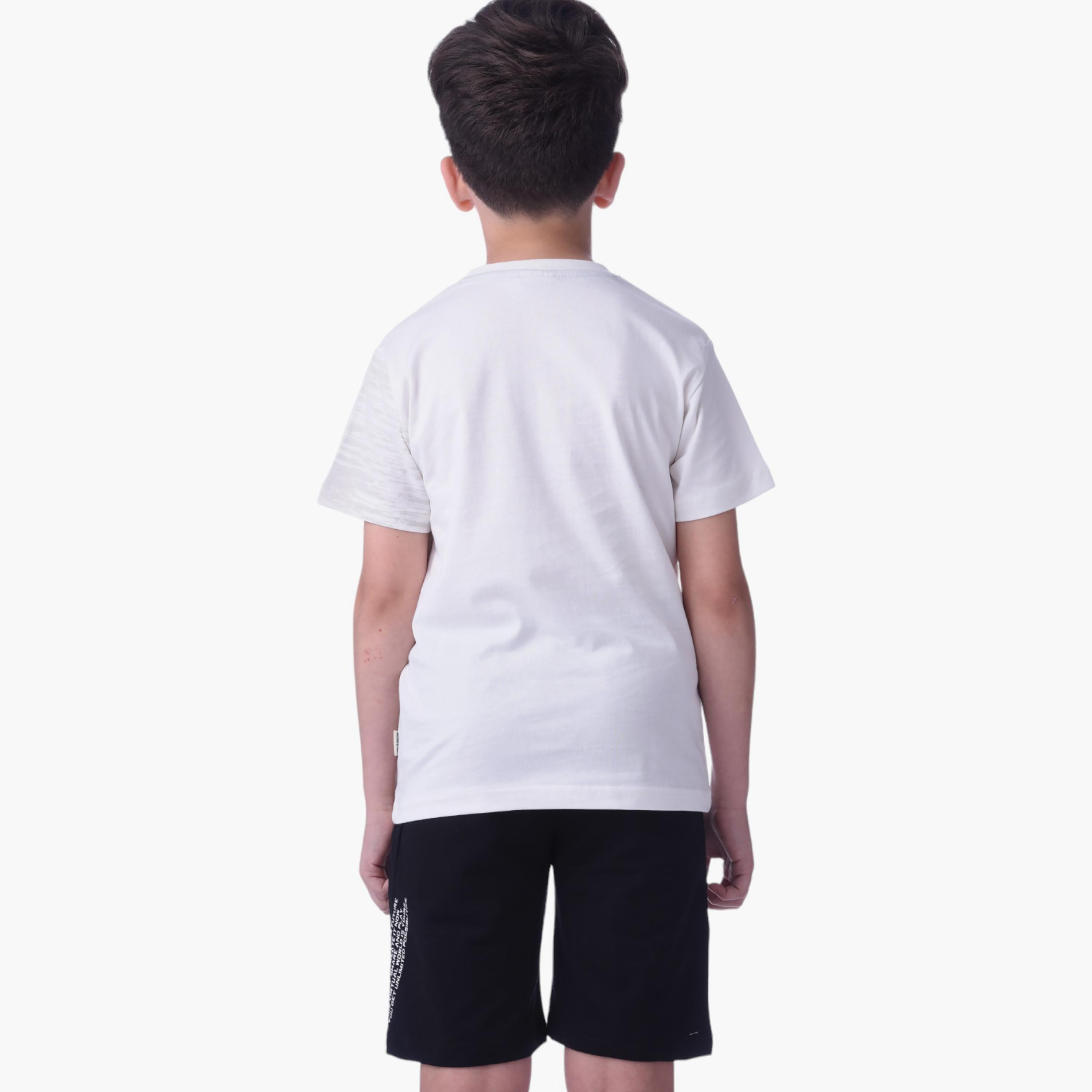 Victor and Jane Underwater Printed Short Sleeves T-Shirt & Shorts Set-boys-clothing-setsandcoords-image-3
