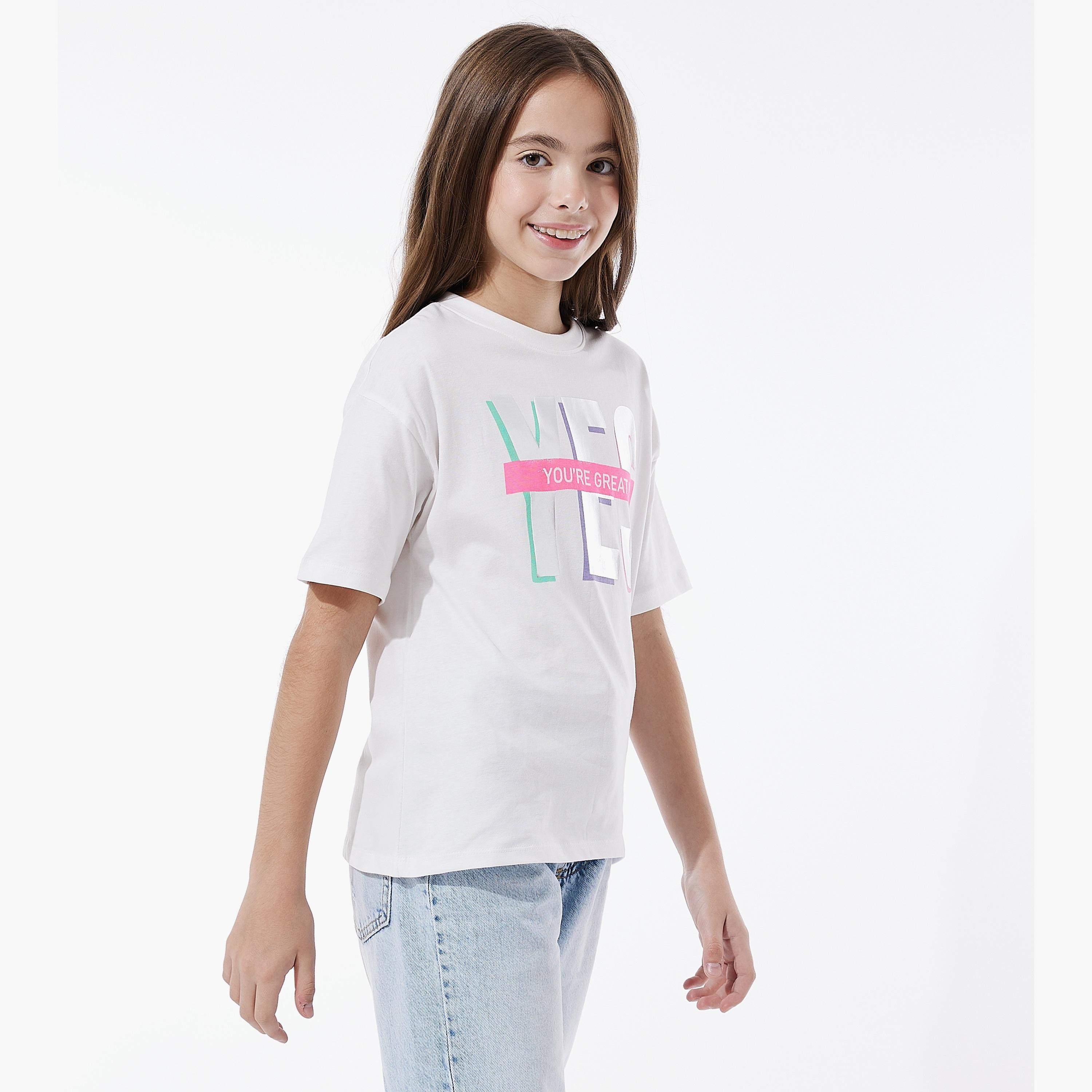 Victor & Jane Printed Short Sleeves T-Shirt-girls-clothing-tshirts-image-2
