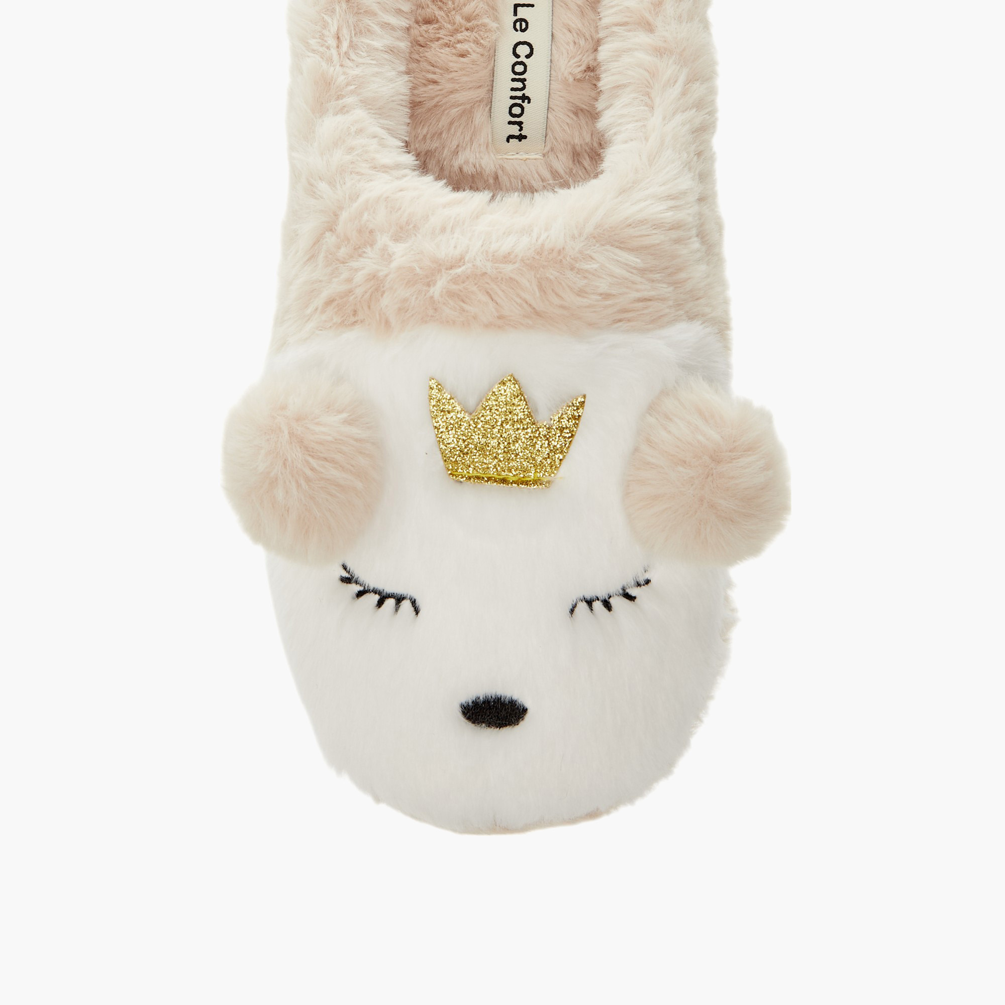 حذاء ميول سهل الارتداء بتزيينات دب لغرفة النوم من لي كونفورت-women-shoes-bedroomslippers-image-3