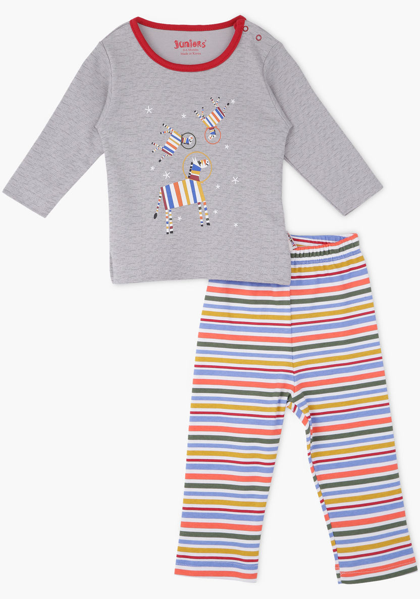 Juniors T-shirt and Pyjama Set-Nightwear-image-0