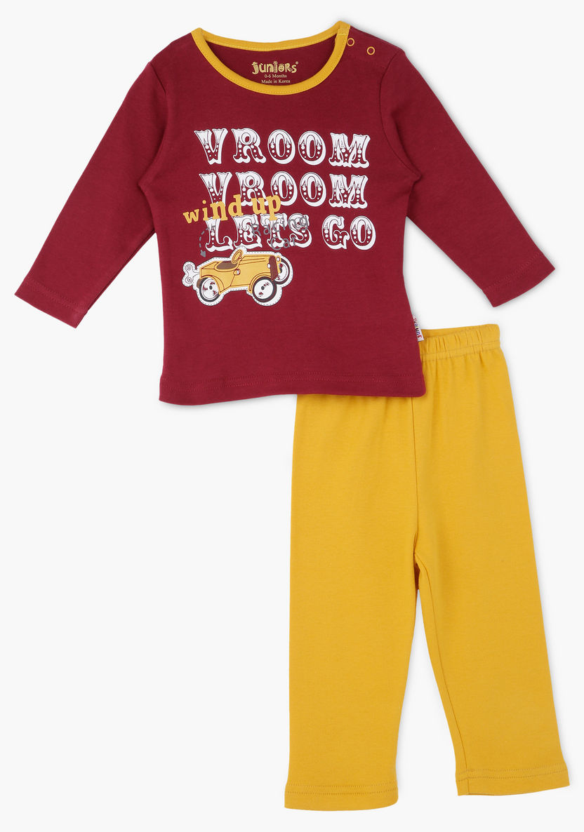 Juniors T-shirt and Pyjama Set-Nightwear-image-0