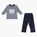 Juniors Embroidered T-shirt and Pyjama Set-Pyjama Sets-thumbnail-0