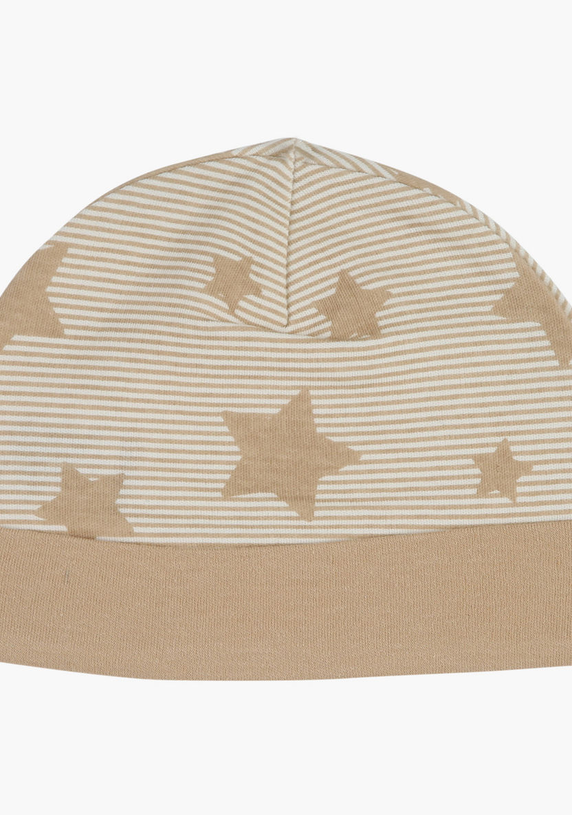 Juniors Star Printed Beanie Cap-Caps-image-0