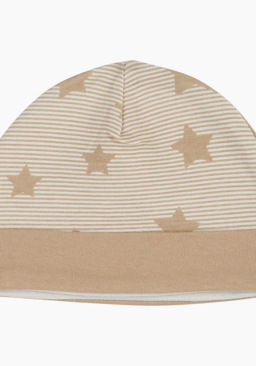 Juniors Star Printed Beanie Cap-Caps-image-1