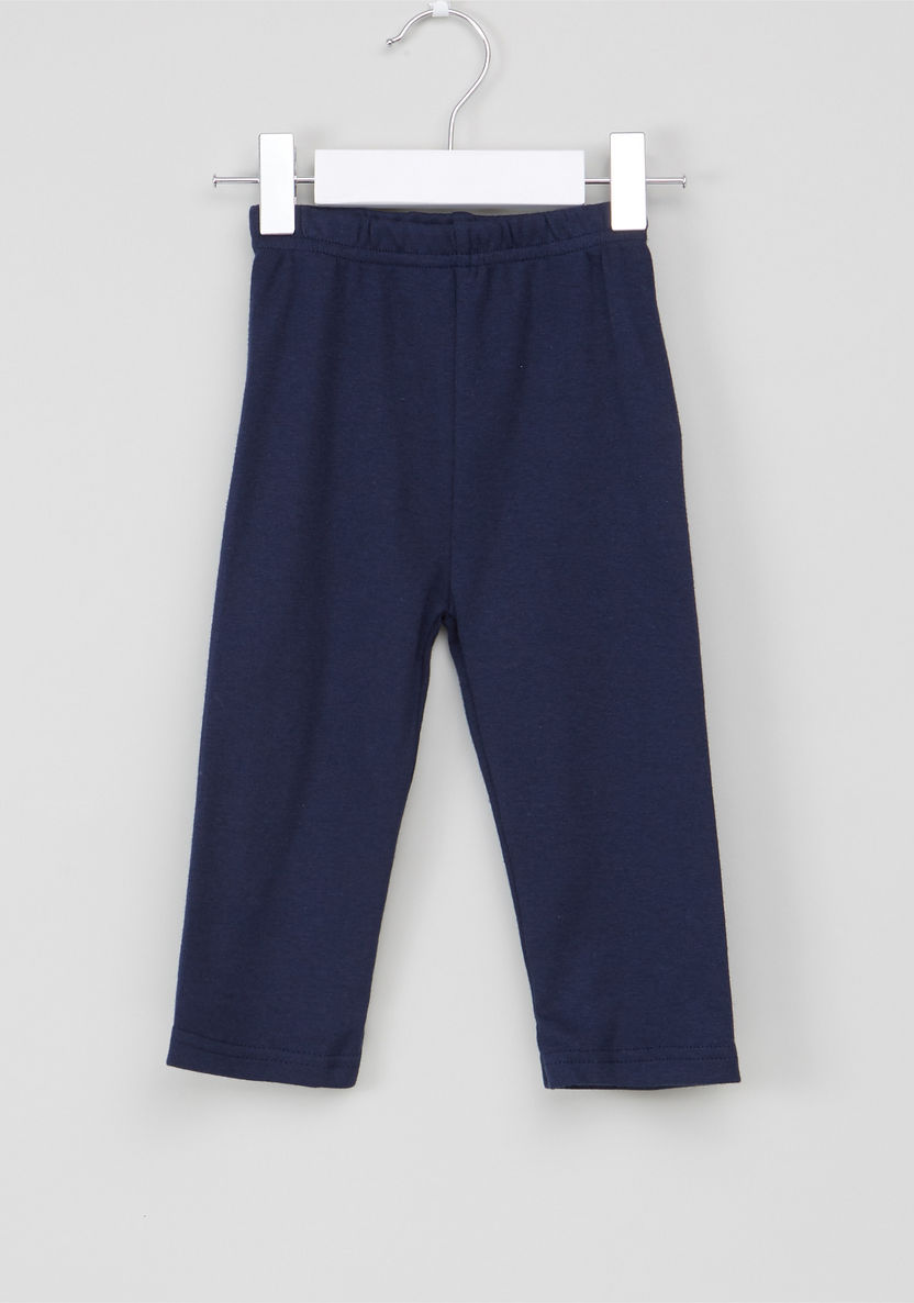 Juniors Printed Long Sleeves T-Shirt with Pants-Pyjama Sets-image-2
